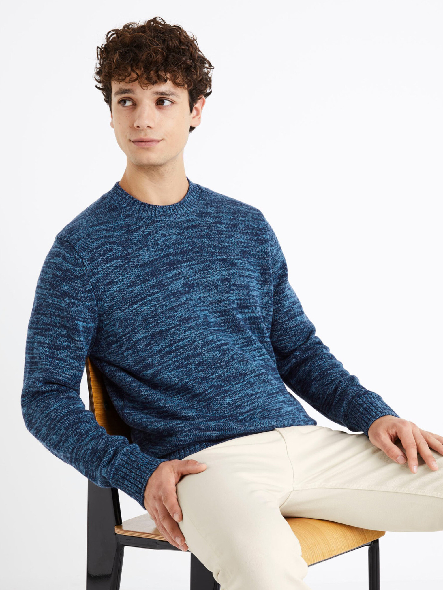 Celio Denton Sweater Blue - Pepit.gr