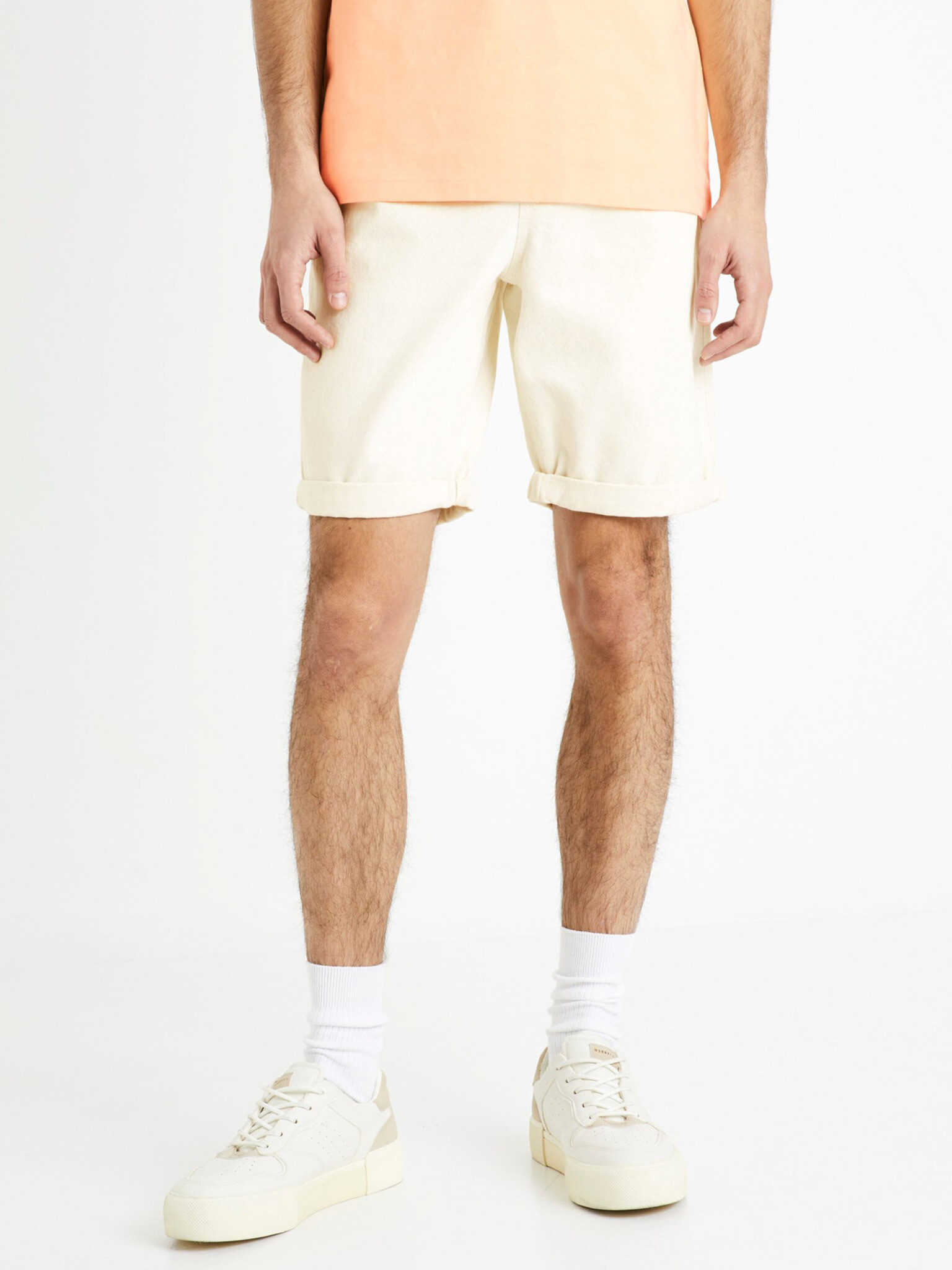 Celio Dojogdenbm Short pants White - Pepit.gr