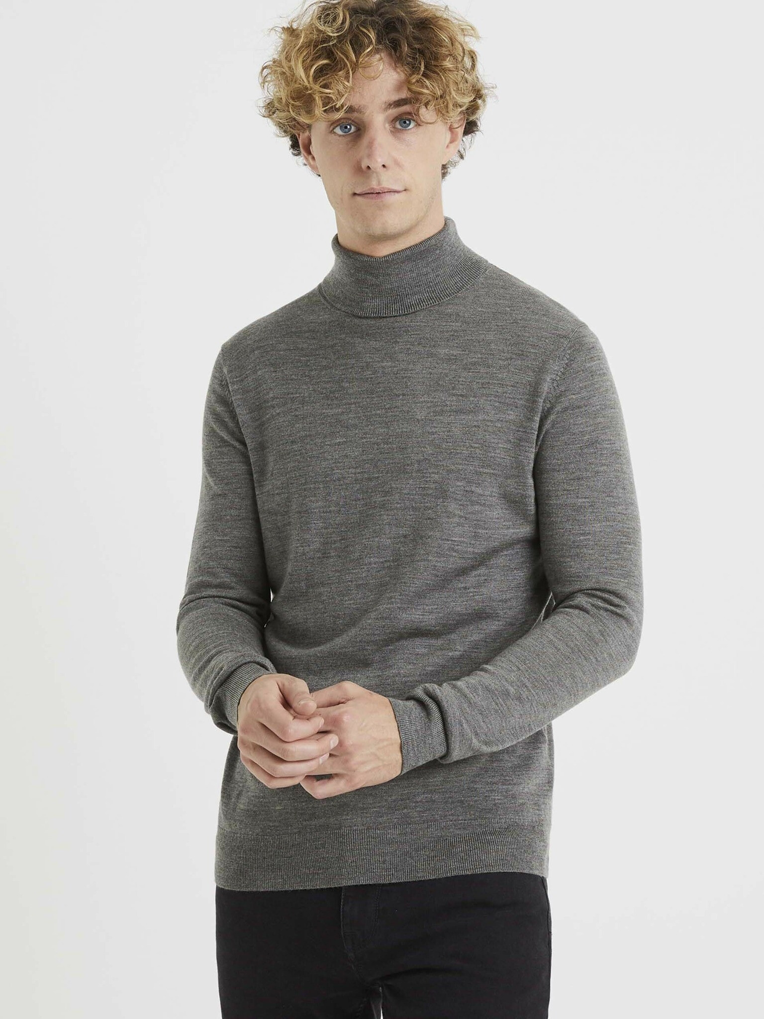 Celio Menos Turtleneck Grey - Pepit.gr