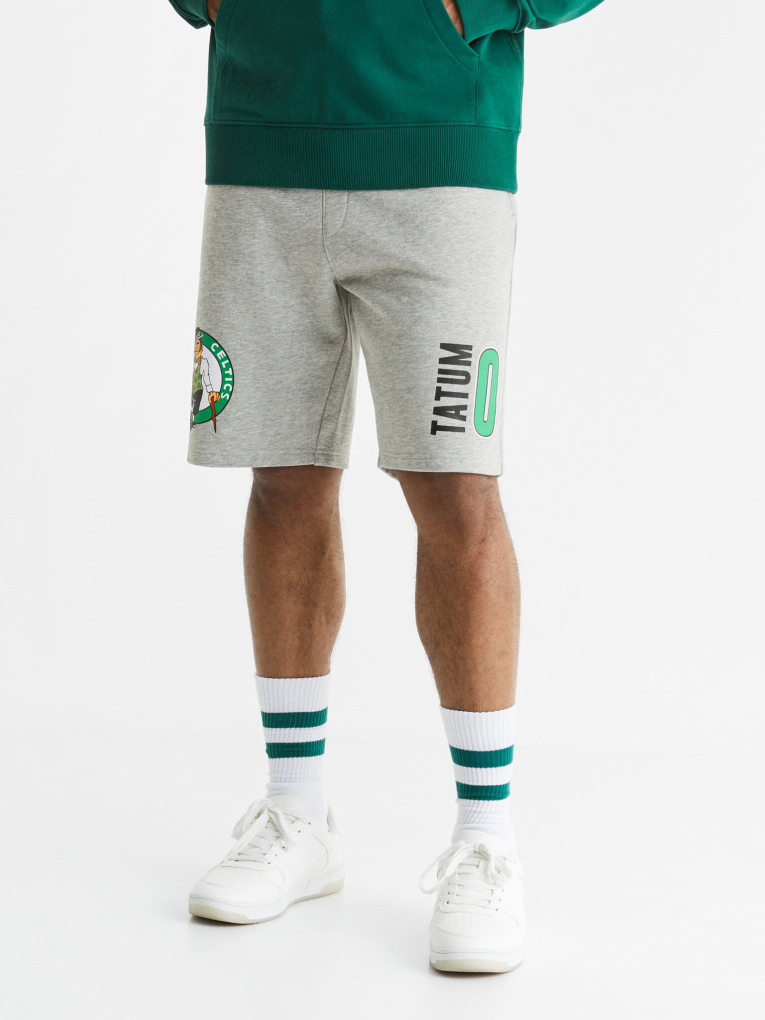 Celio NBA Boston Celtics Short pants Grey - Pepit.gr