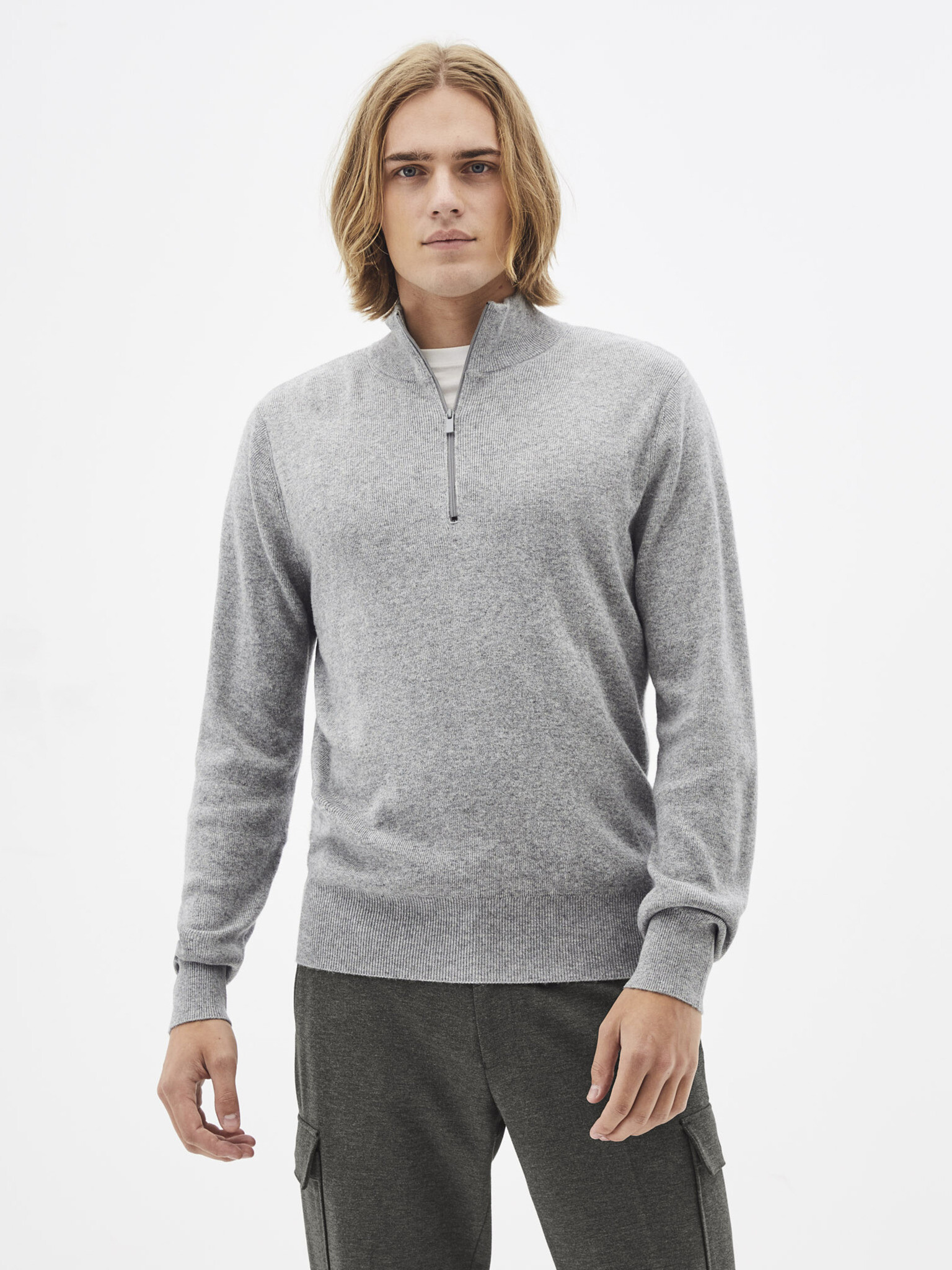 Celio Selim Sweater Grey - Pepit.gr