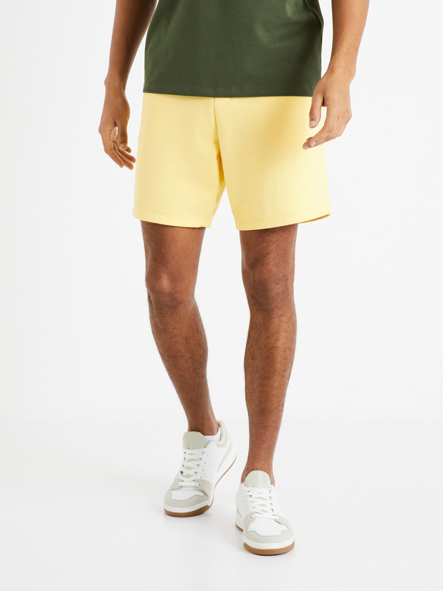 Celio Toshort Short pants Yellow - Pepit.gr