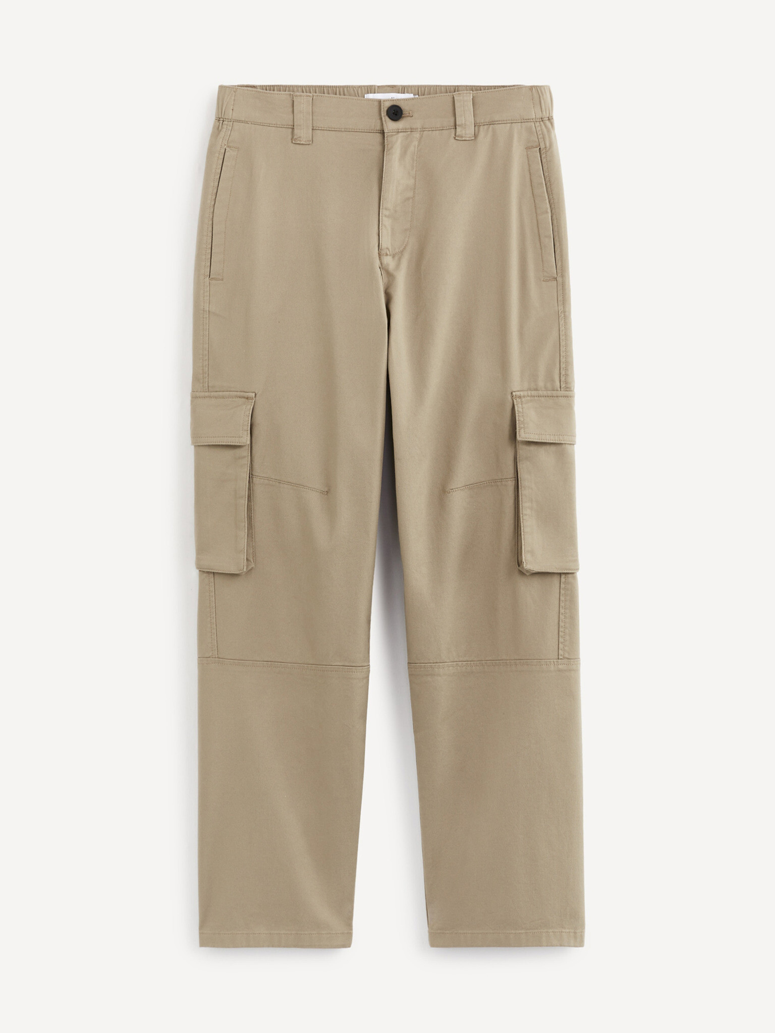 Celio Trousers Beige - Pepit.gr