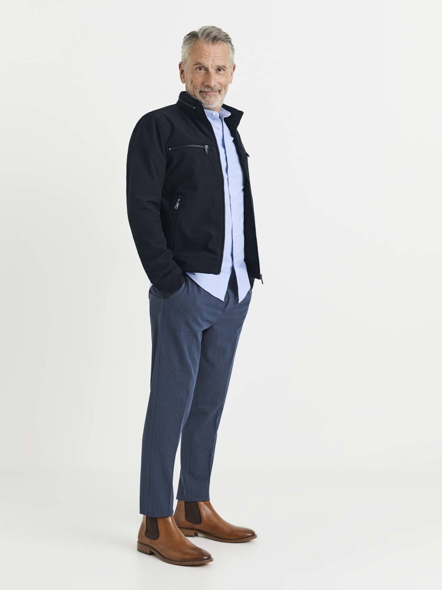 Celio Trousers Blue - Pepit.gr