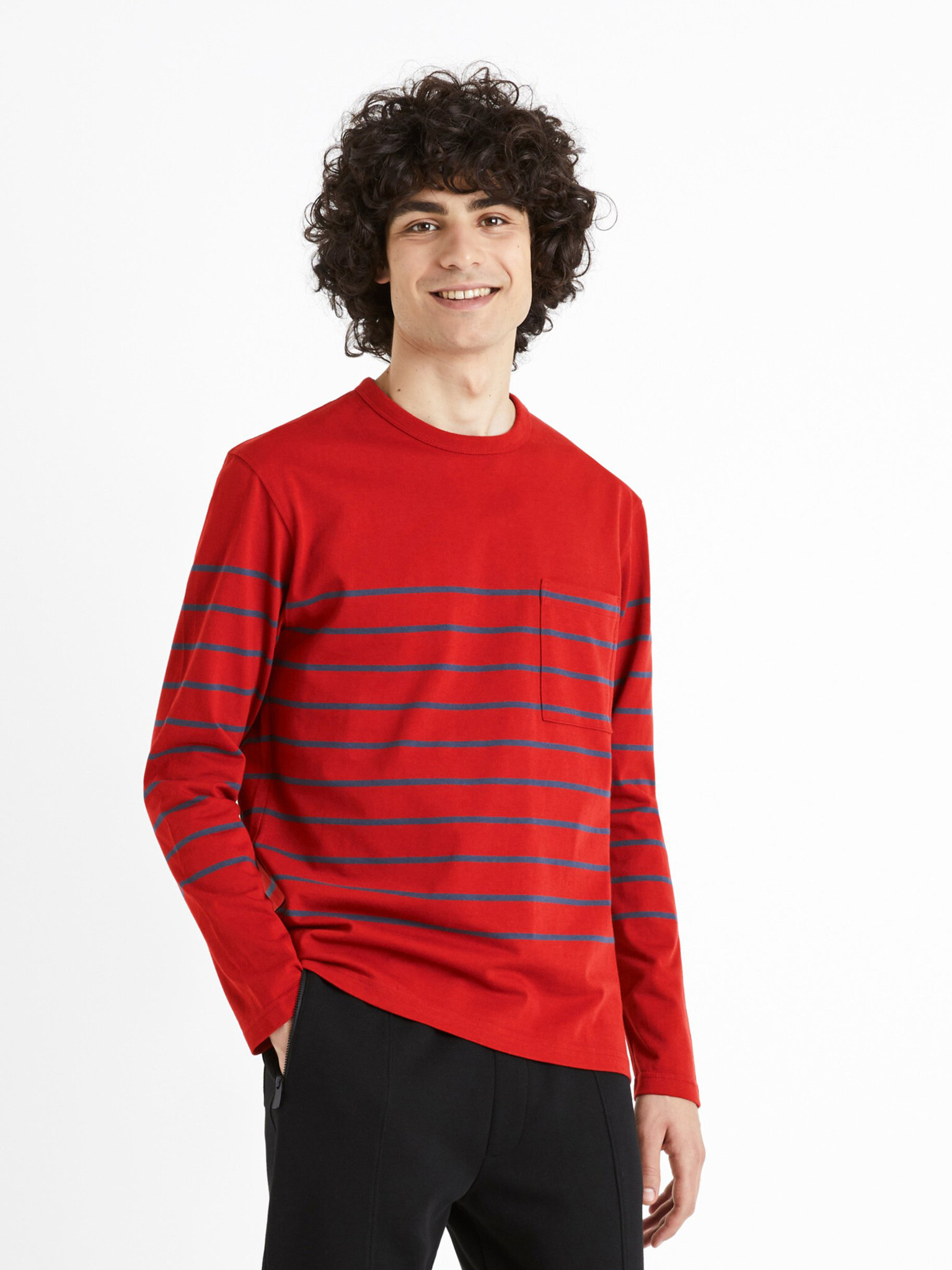 Celio Veboxmlr T-shirt Red - Pepit.gr