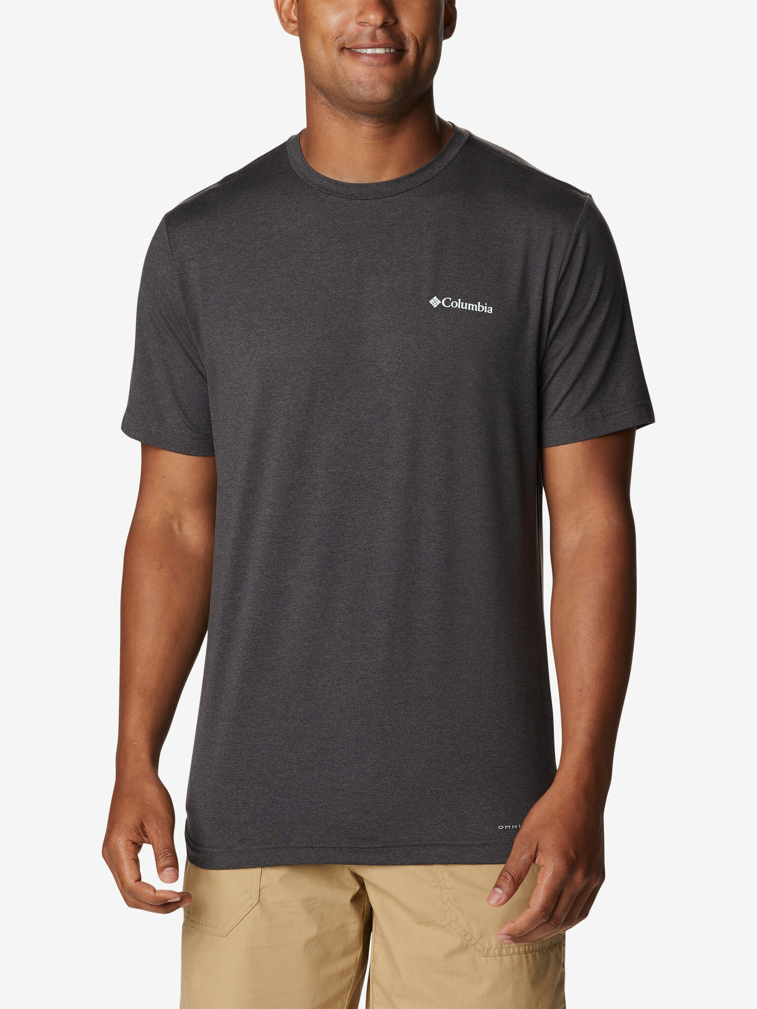 Columbia Tech Trail™ T-shirt Grey - Pepit.gr