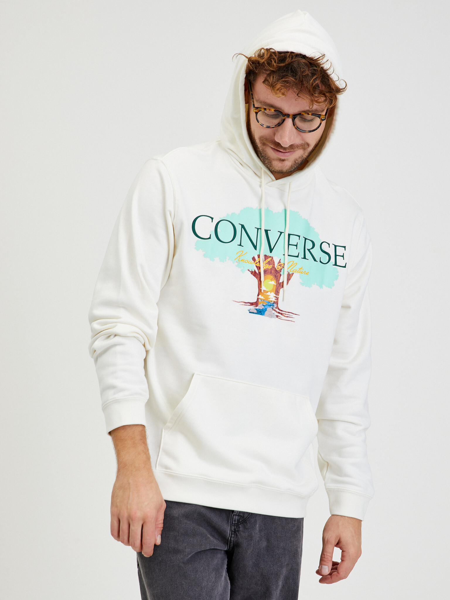 Converse Sweatshirt White - Pepit.gr