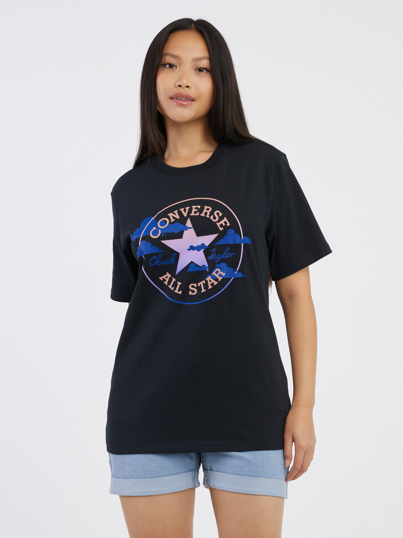 Converse T-shirt Black - Pepit.gr