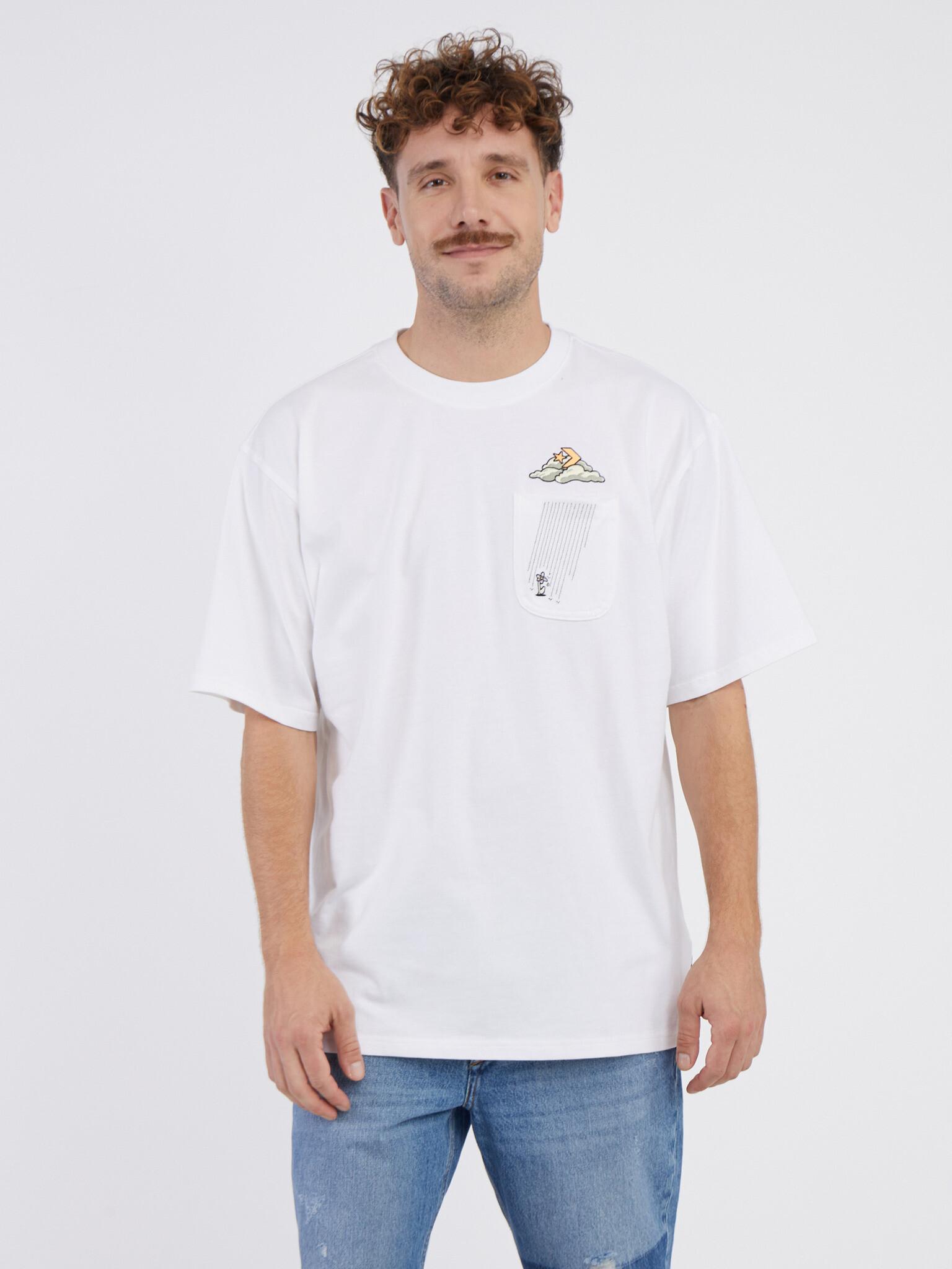 Converse T-shirt White - Pepit.gr