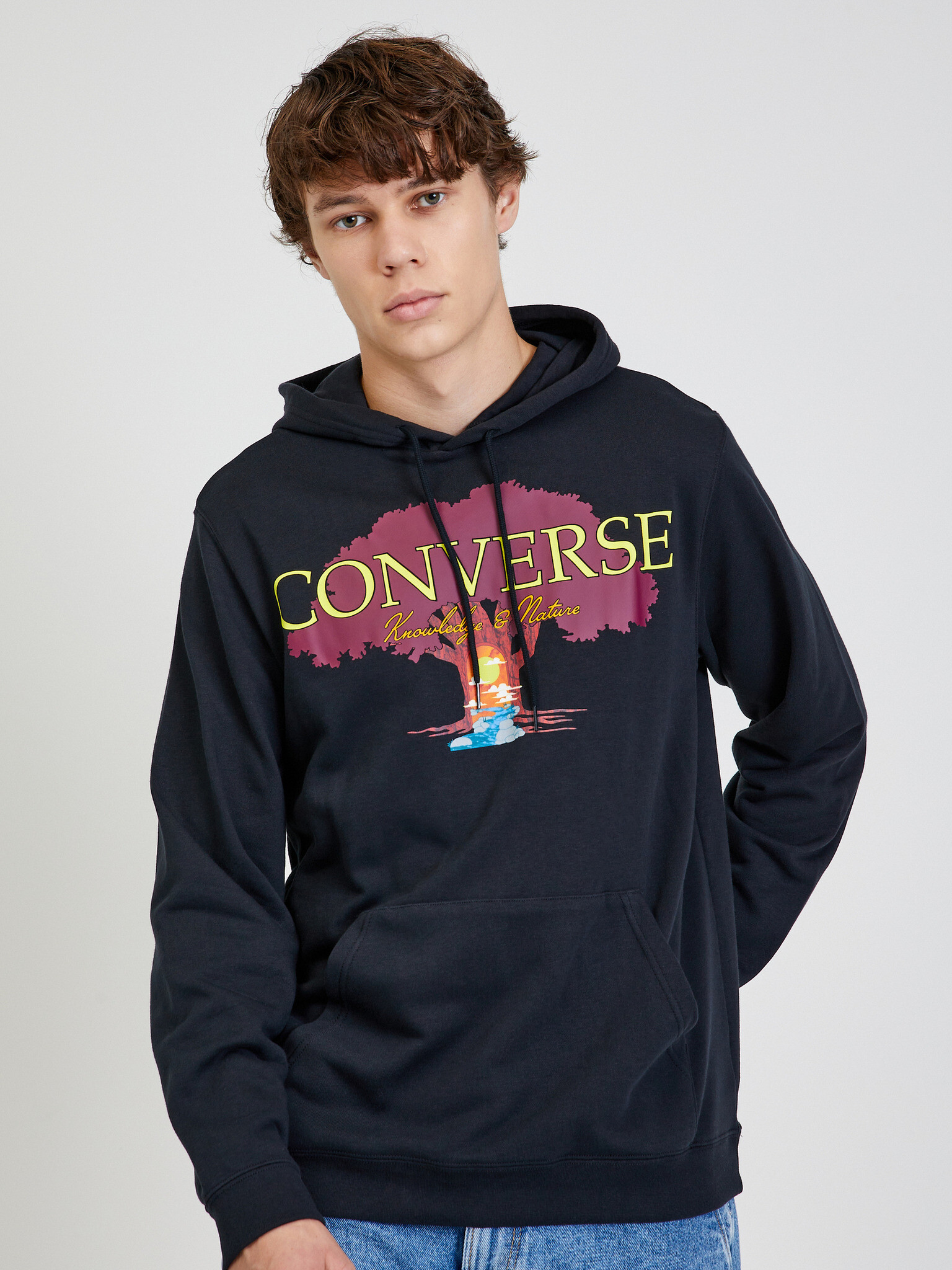 Converse Tree Of Life Sweatshirt Black - Pepit.gr