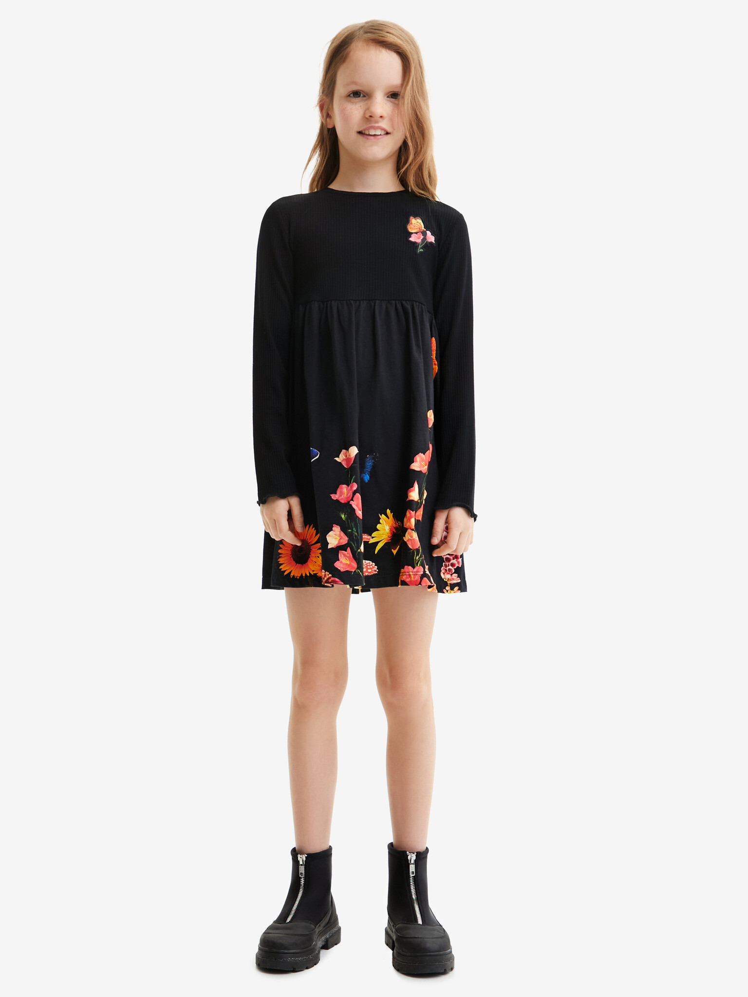 Desigual Alcazar Kids Dress Black - Pepit.gr