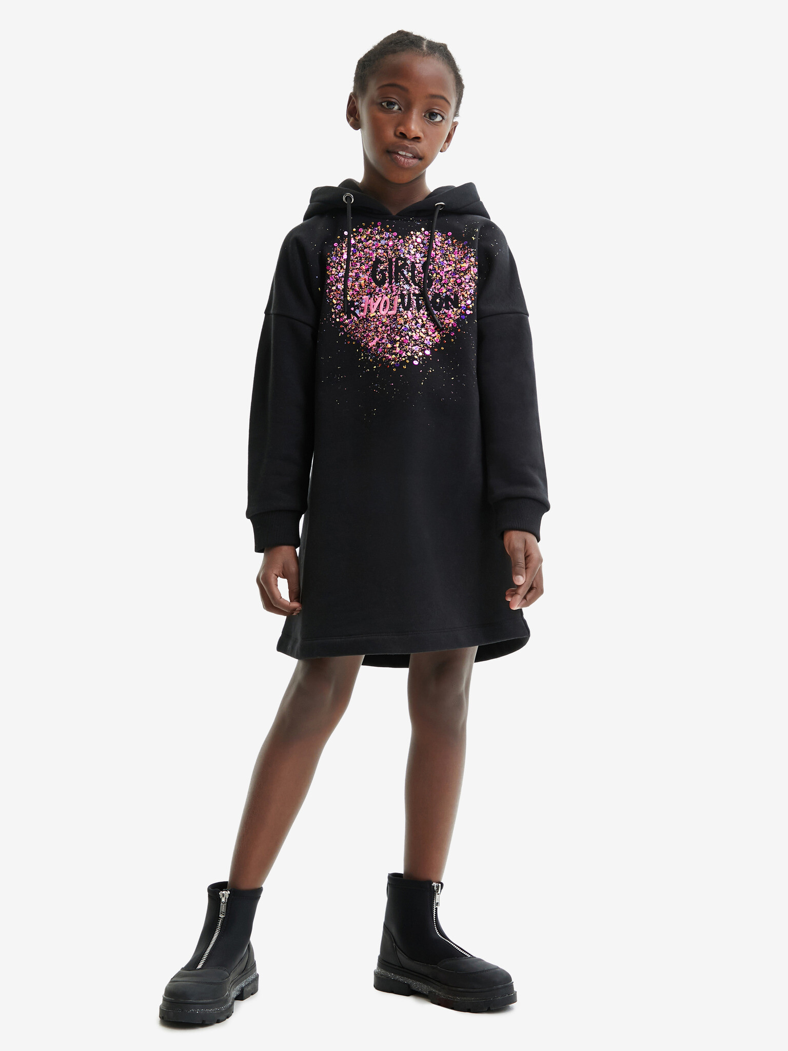 Desigual Ariza Kids Dress Black - Pepit.gr