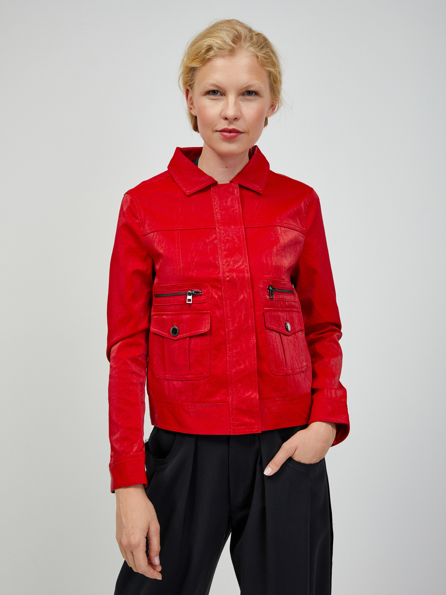 Desigual Cleveland Jacket Red - Pepit.gr