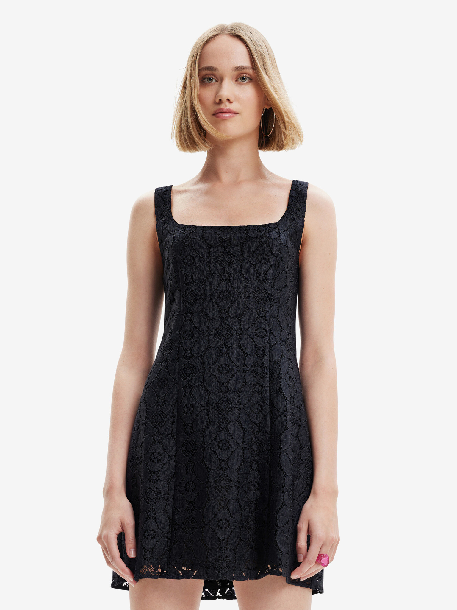 Desigual Newcastle Dresses Black - Pepit.gr