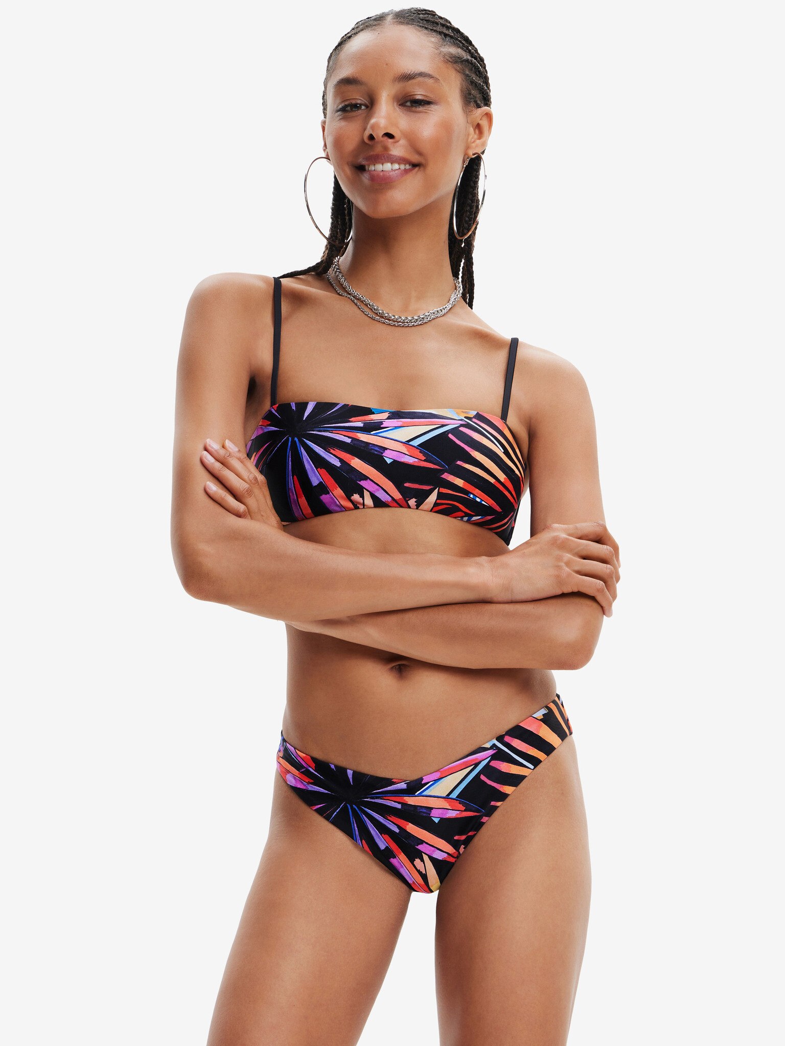 Desigual Playa I Bikini bottom Black - Pepit.gr