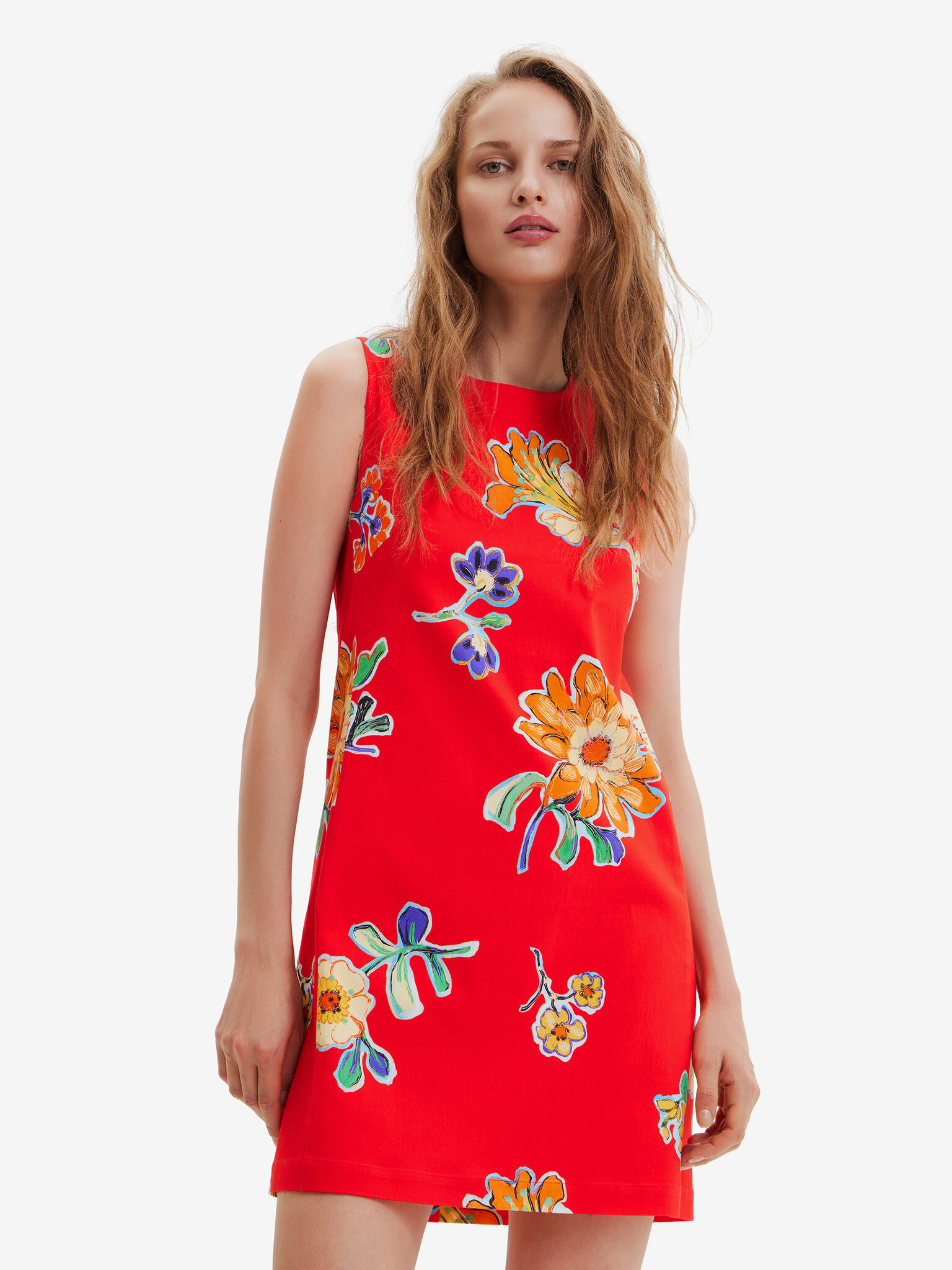 Desigual Sundance Dresses Red - Pepit.gr