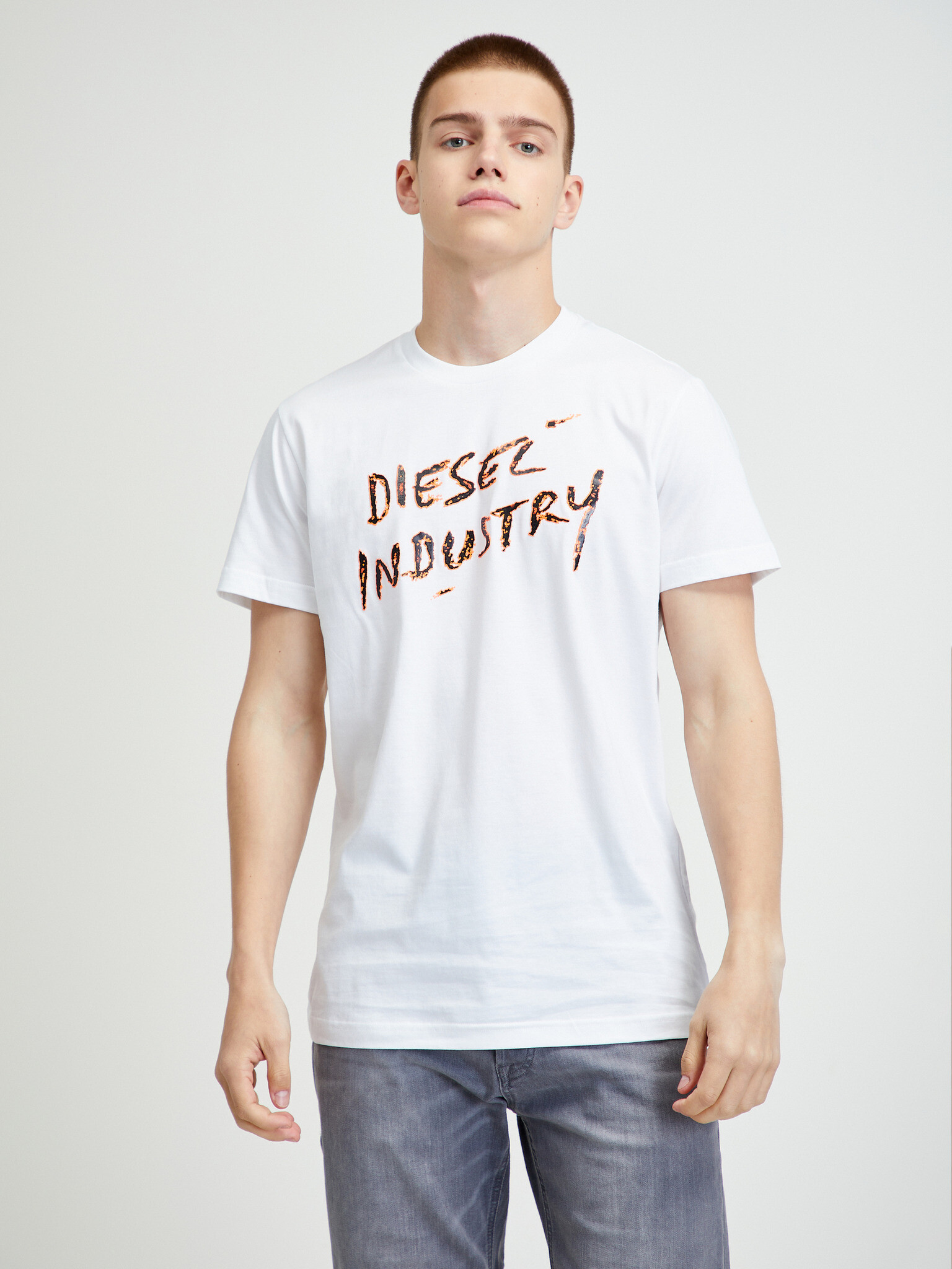 Diesel Diego T-shirt White - Pepit.gr