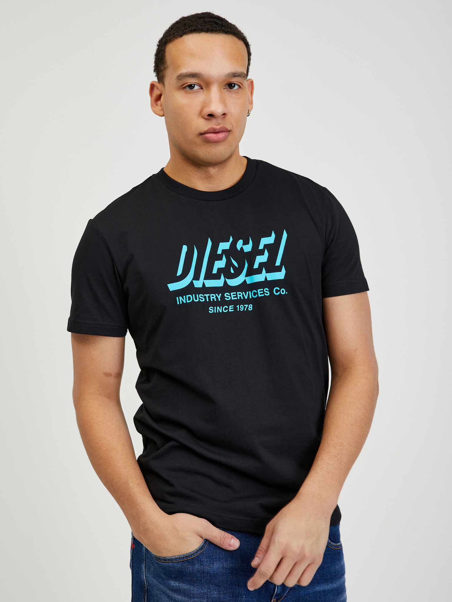 Diesel Diegos T-shirt Black - Pepit.gr