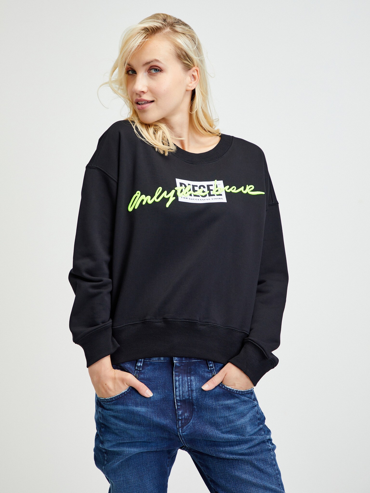 Diesel Magda Sweatshirt Black - Pepit.gr