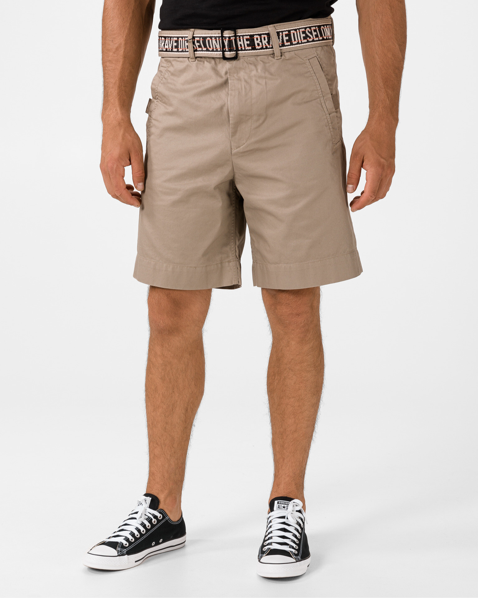 Diesel P-Toshi Short pants Brown - Pepit.gr