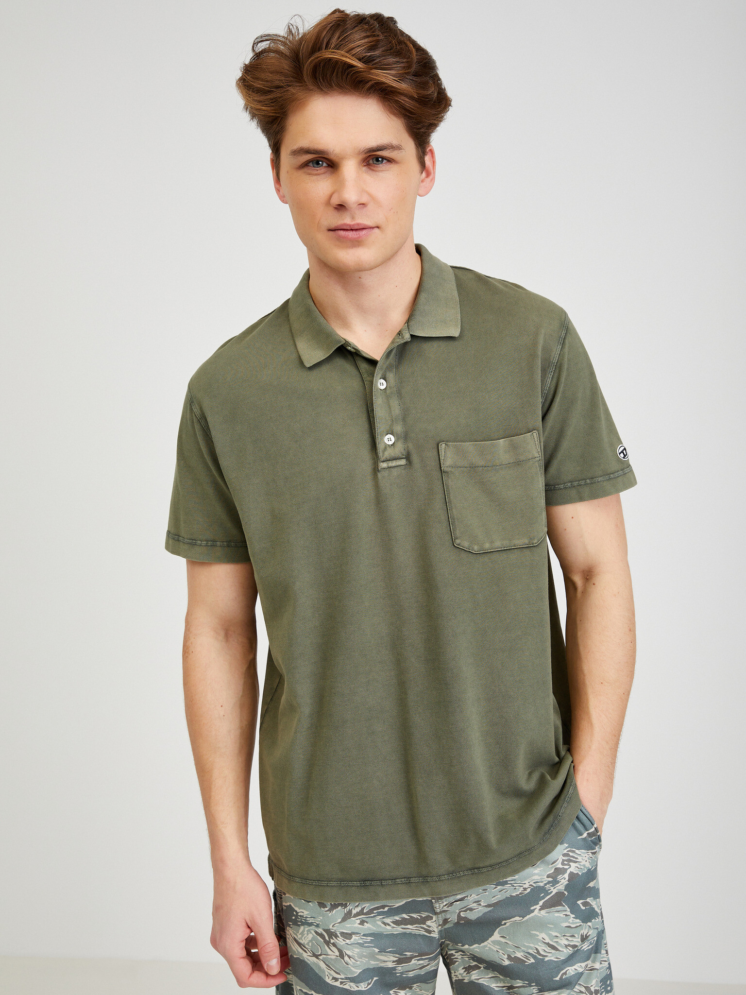 Diesel Polo Shirt Green - Pepit.gr