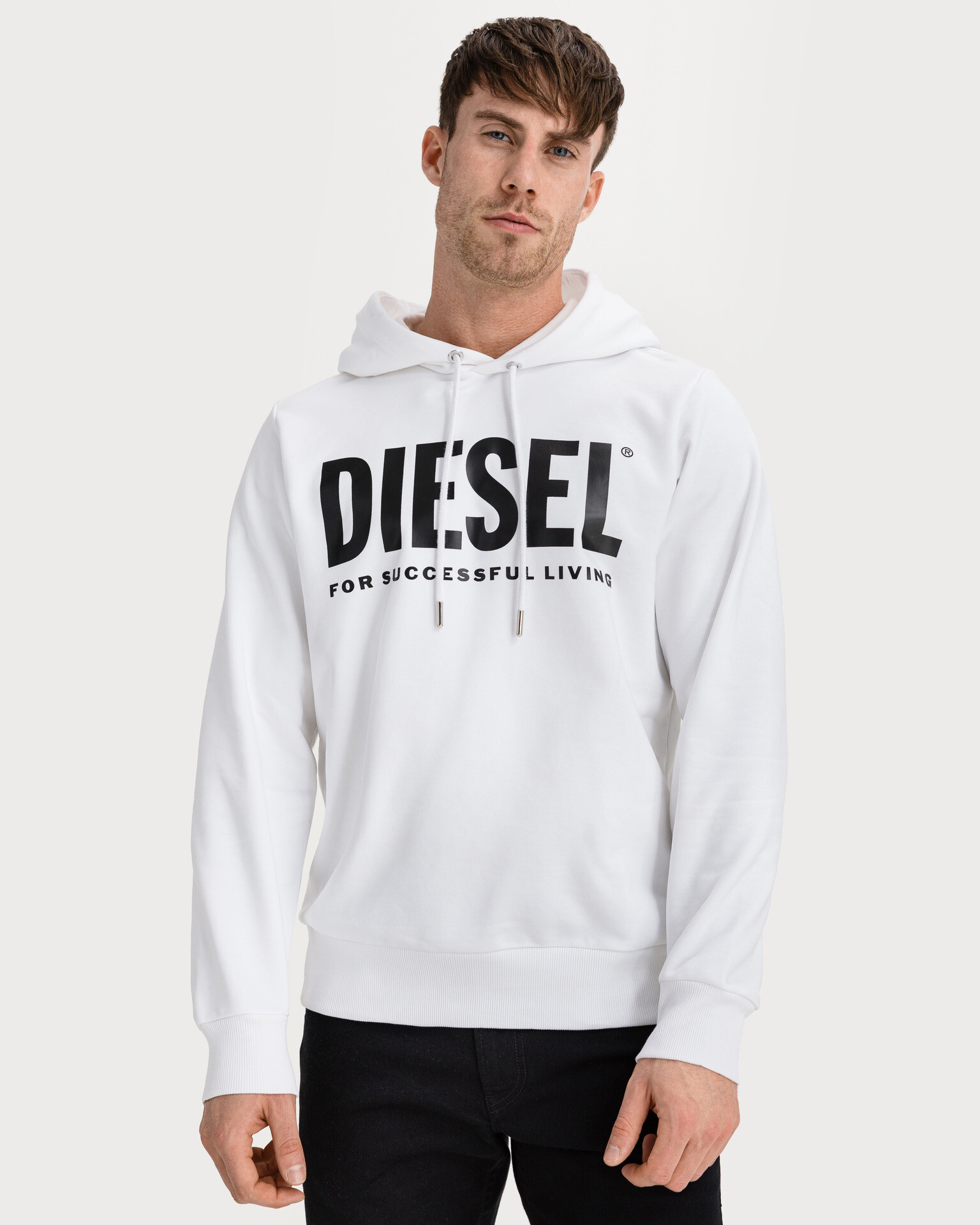 Diesel S-Gir Sweatshirt White - Pepit.gr