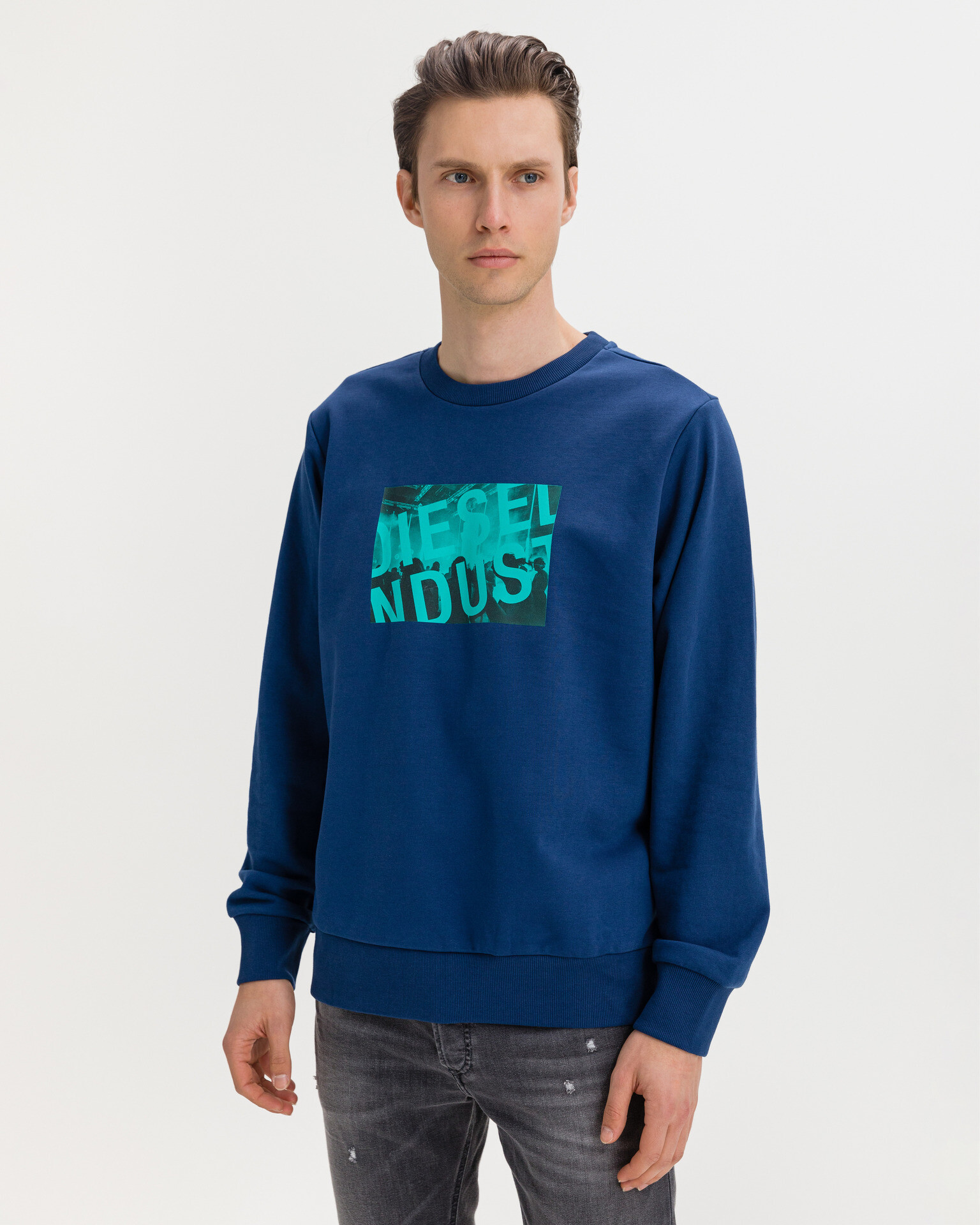 Diesel S-Grik-K31 Sweatshirt Blue - Pepit.gr