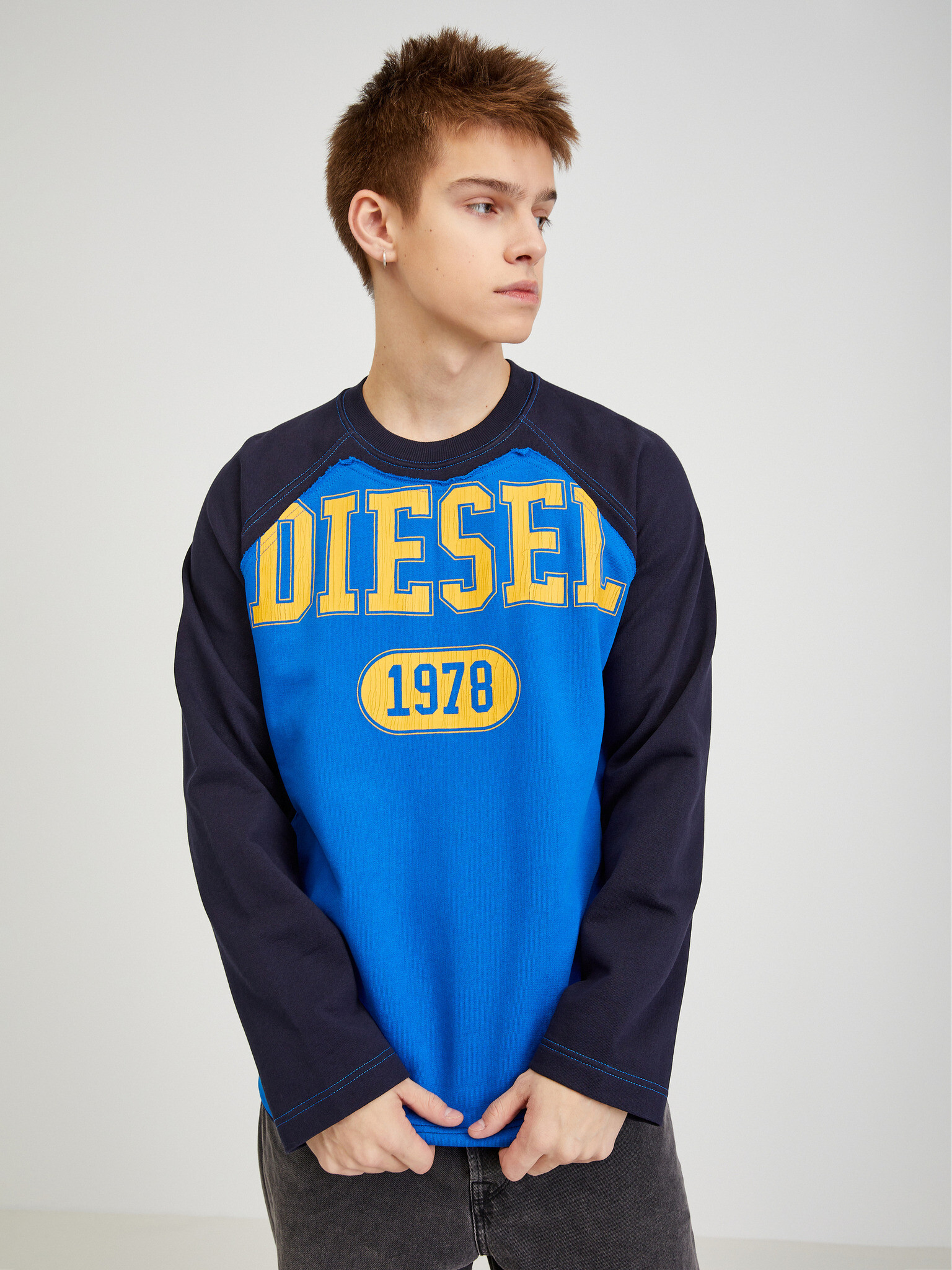 Diesel Sweatshirt Blue - Pepit.gr