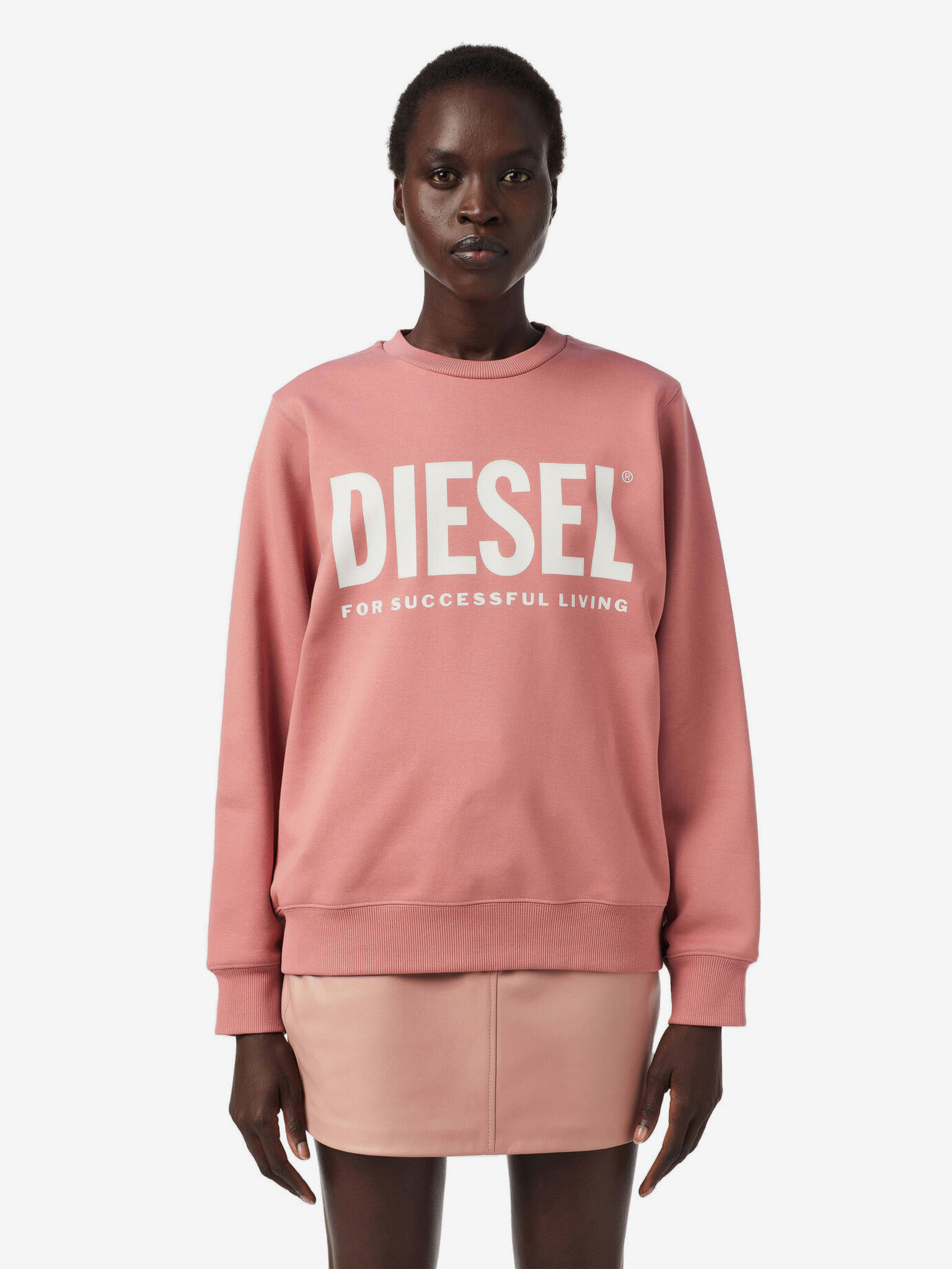 Diesel Sweatshirt Pink - Pepit.gr