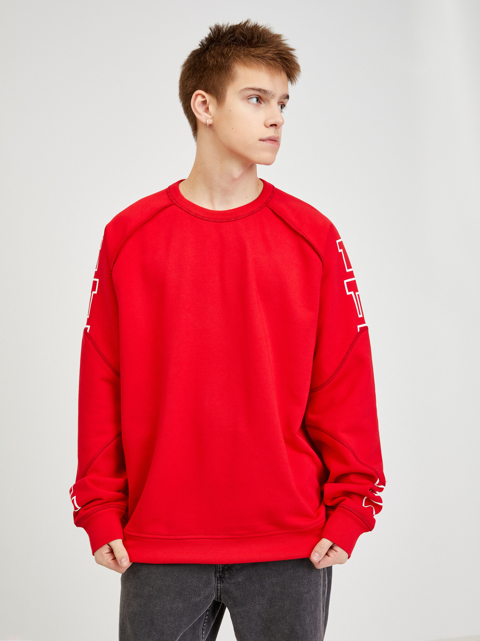 Diesel Sweatshirt Red - Pepit.gr