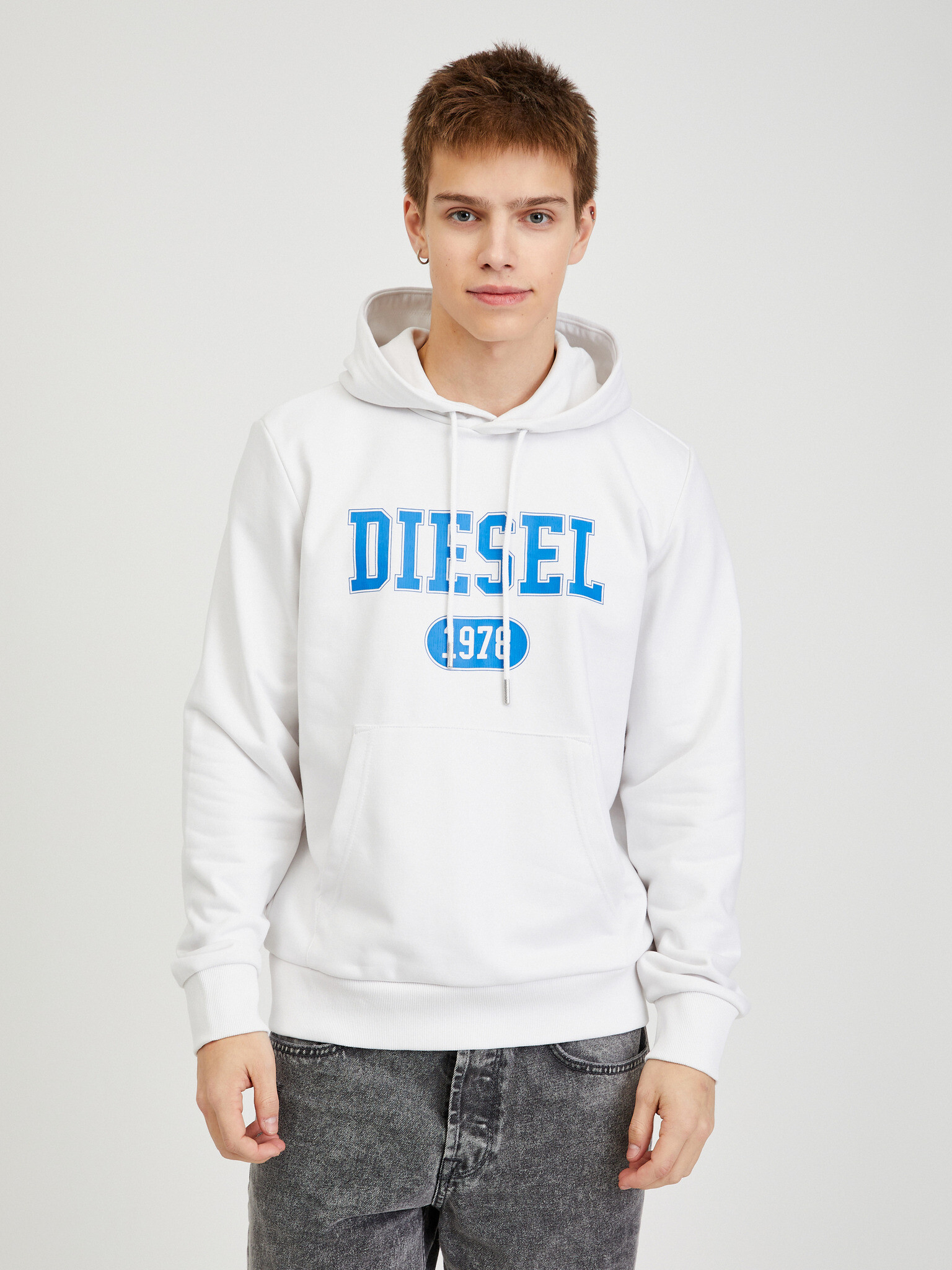 Diesel Sweatshirt White - Pepit.gr