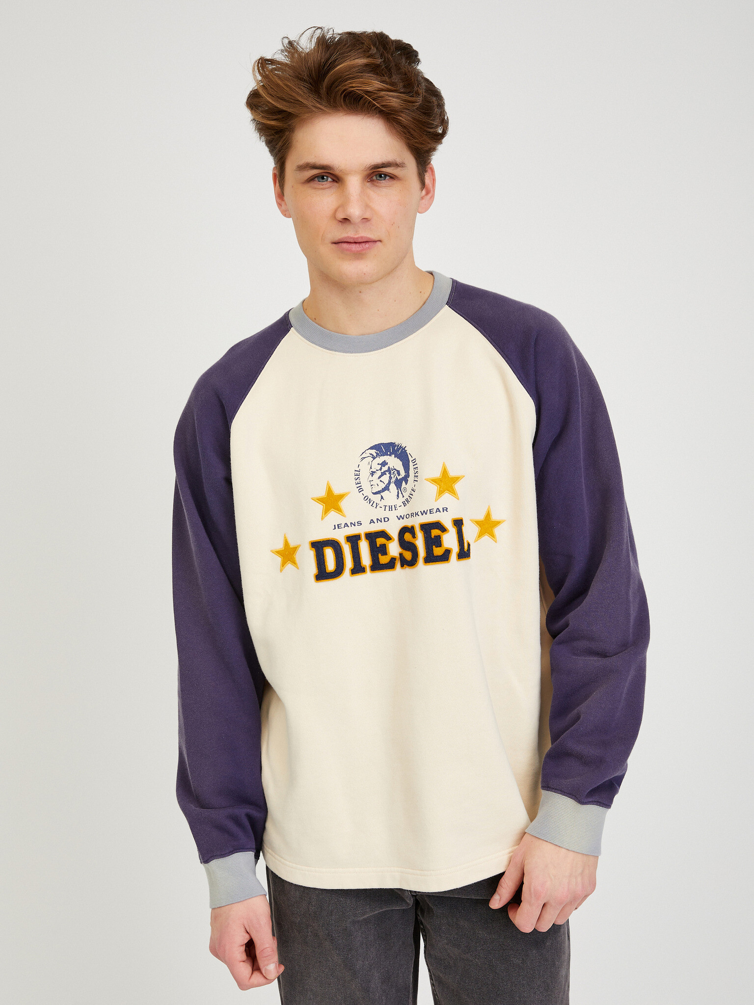 Diesel Sweatshirt Yellow - Pepit.gr