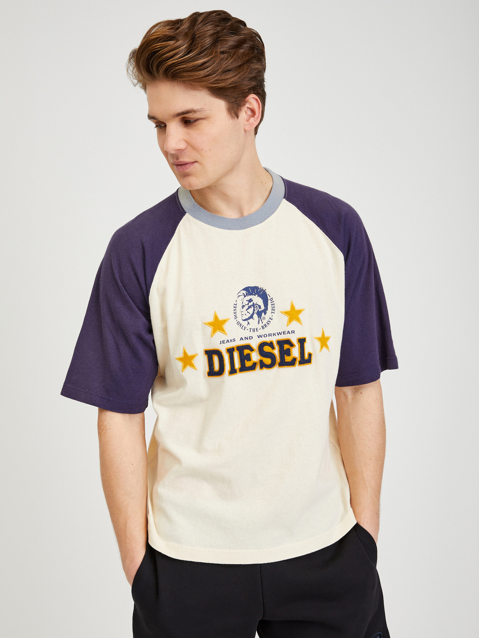 Diesel T-shirt Yellow - Pepit.gr