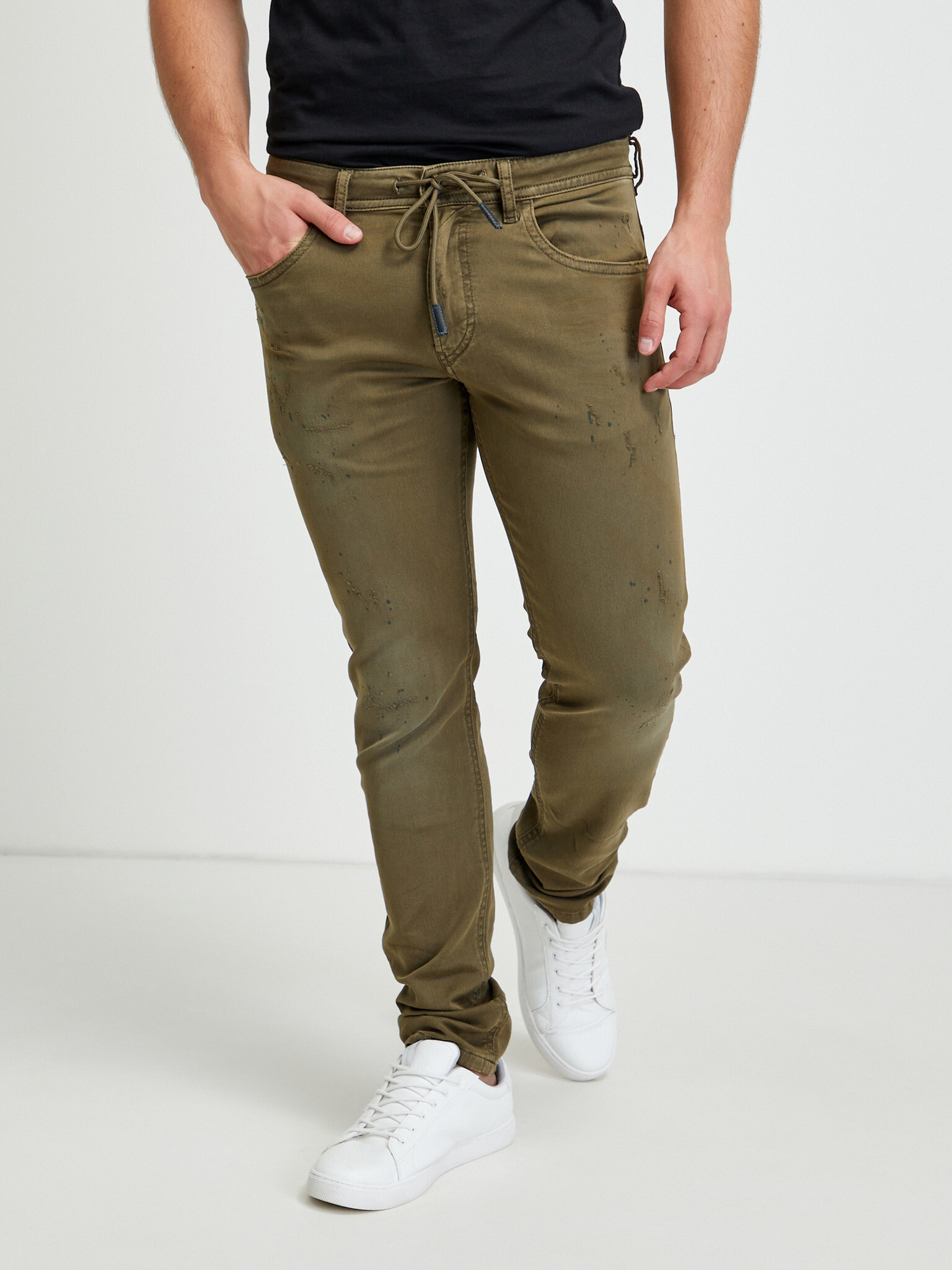 Diesel Thommer Jeans Green - Pepit.gr