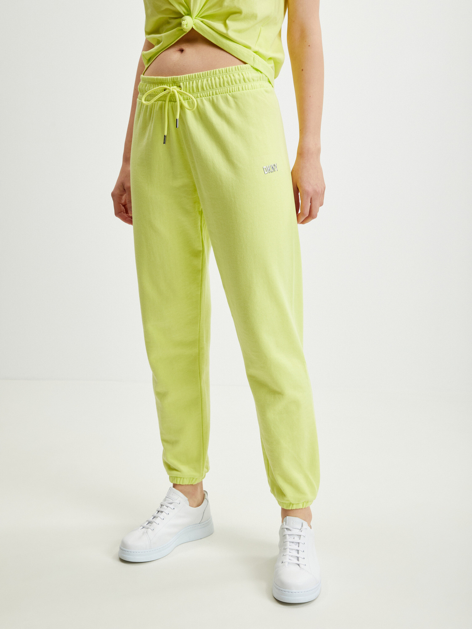 DKNY Sweatpants Green - Pepit.gr