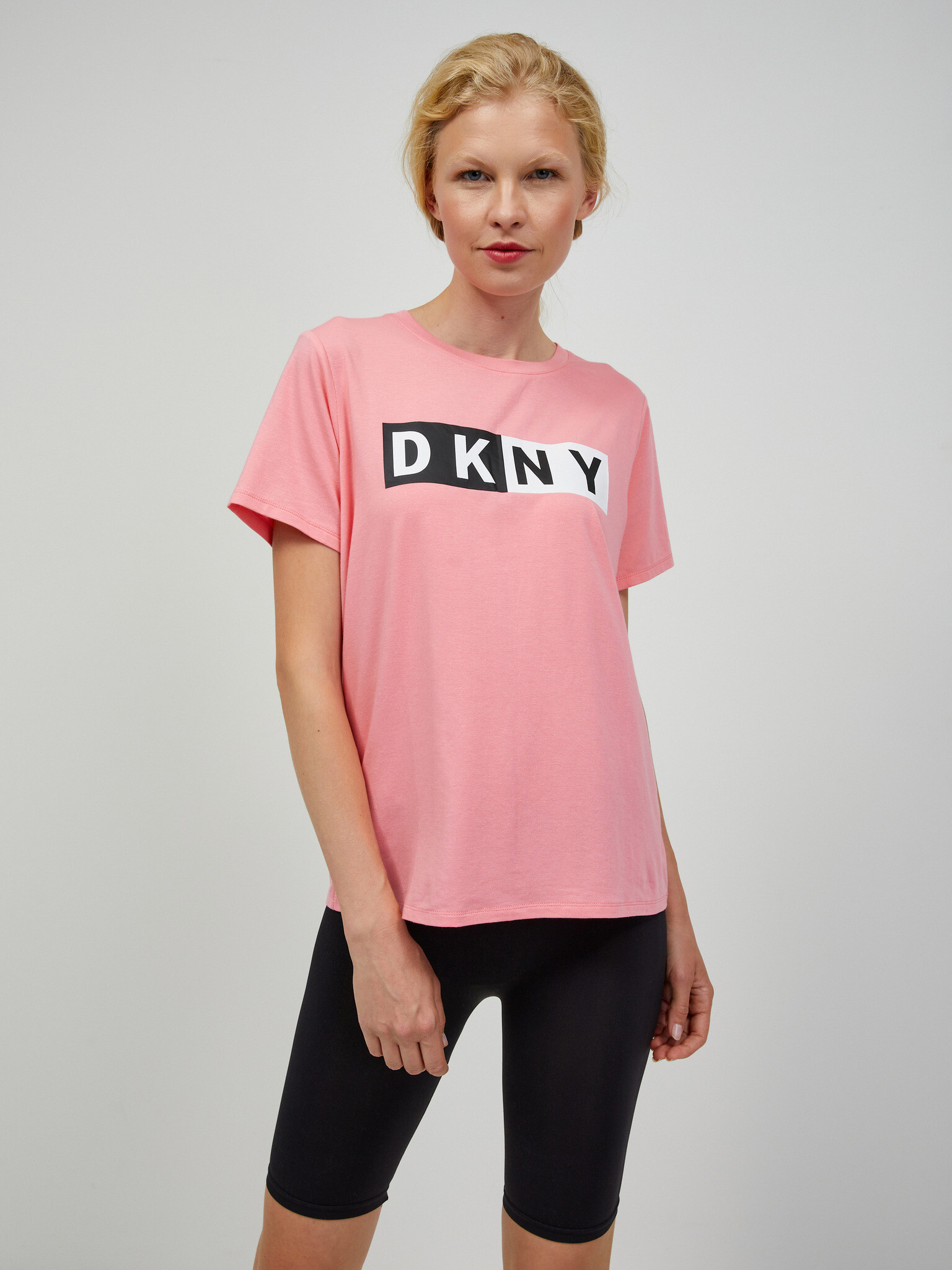 DKNY T-shirt Pink - Pepit.gr