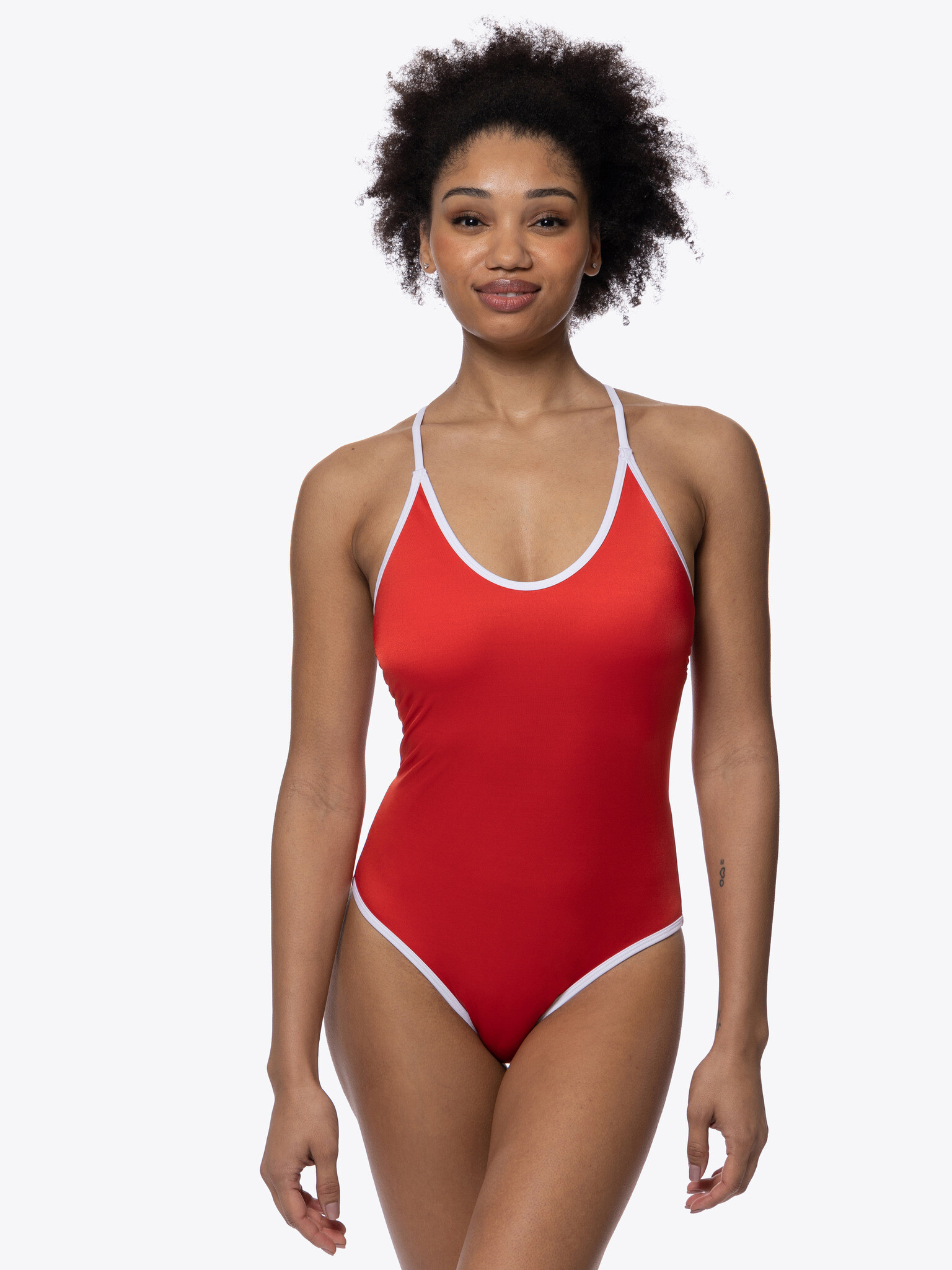 DORINA Bandol One-piece Swimsuit Red - Pepit.gr