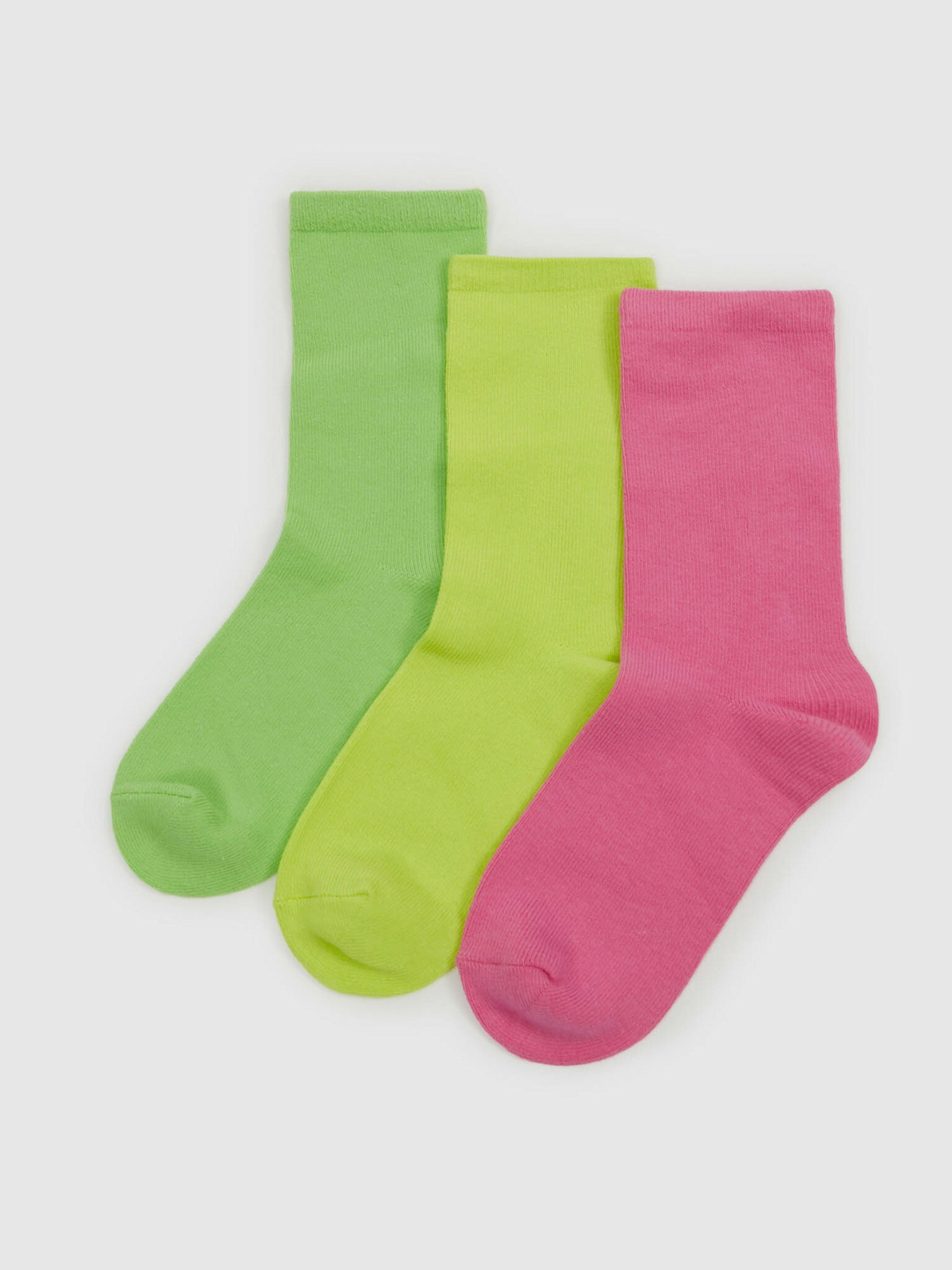 GAP 3 pairs of children's socks Pink - Pepit.gr