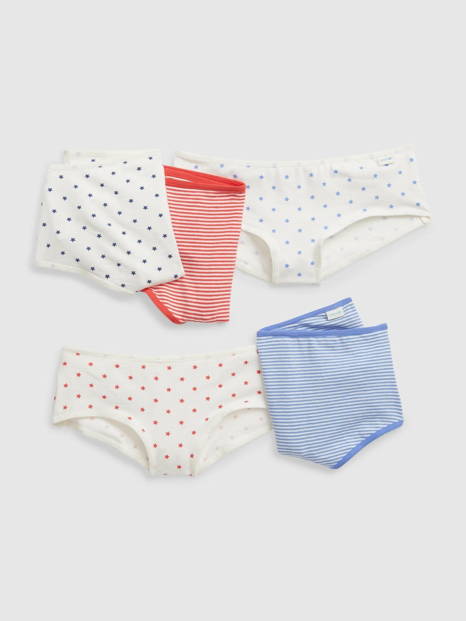 GAP 5 panties for children White - Pepit.gr