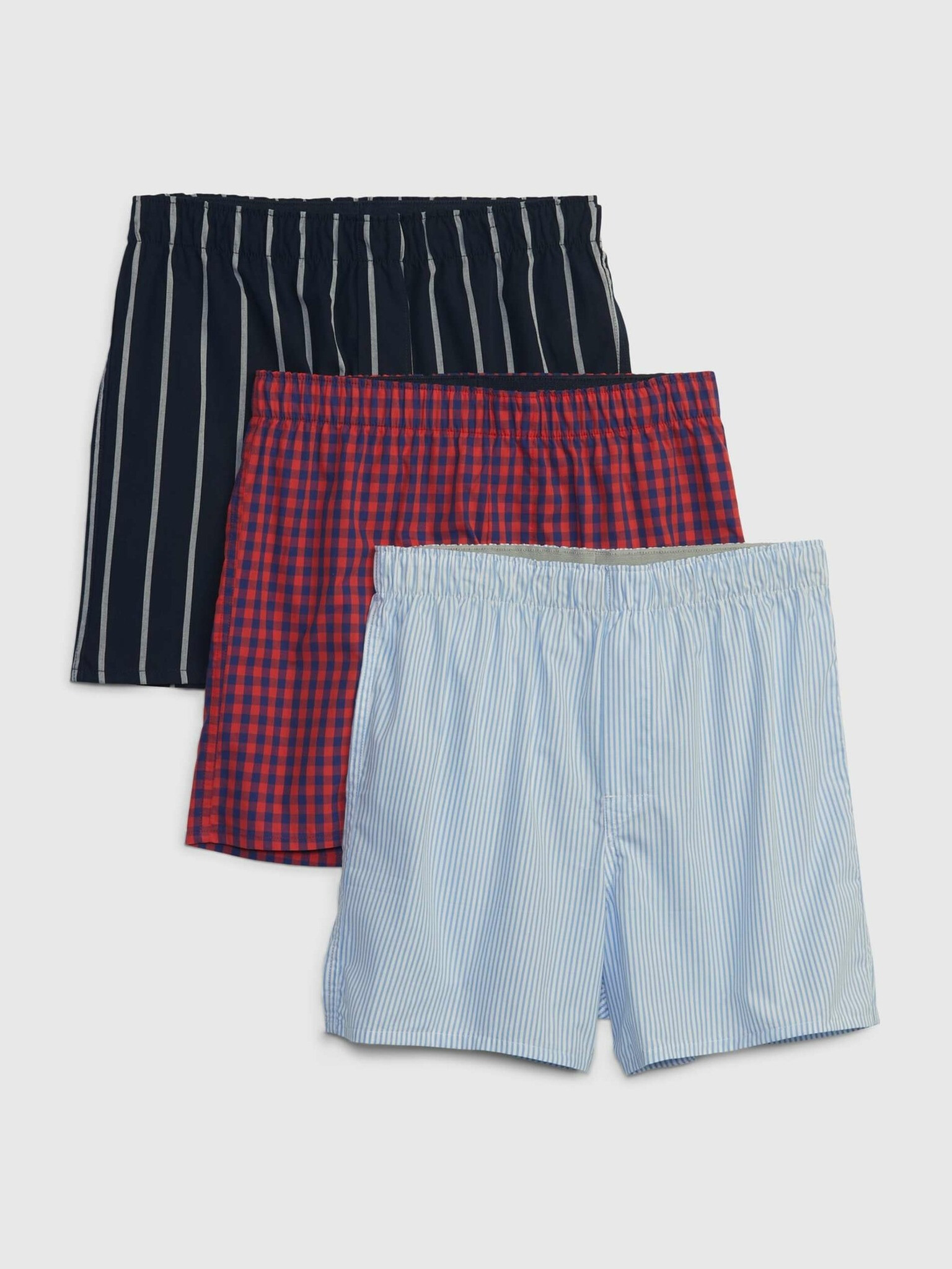 GAP Boxer shorts 3 pcs Blue - Pepit.gr