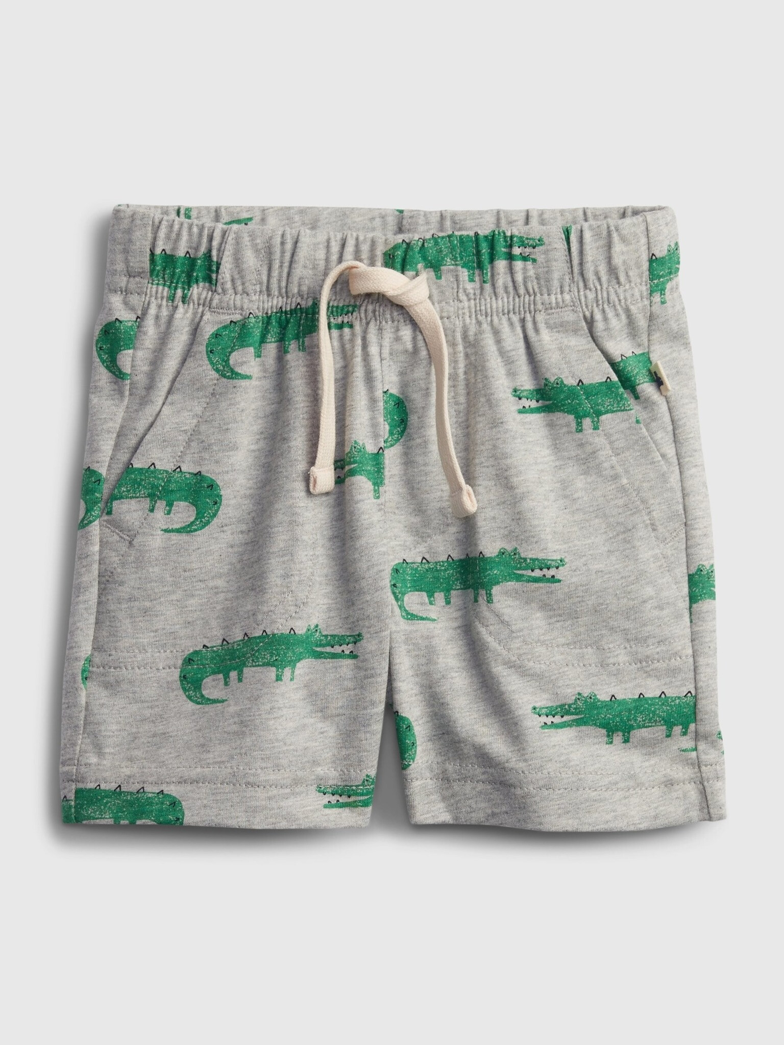 GAP Brannan Kids Shorts Green Grey - Pepit.gr