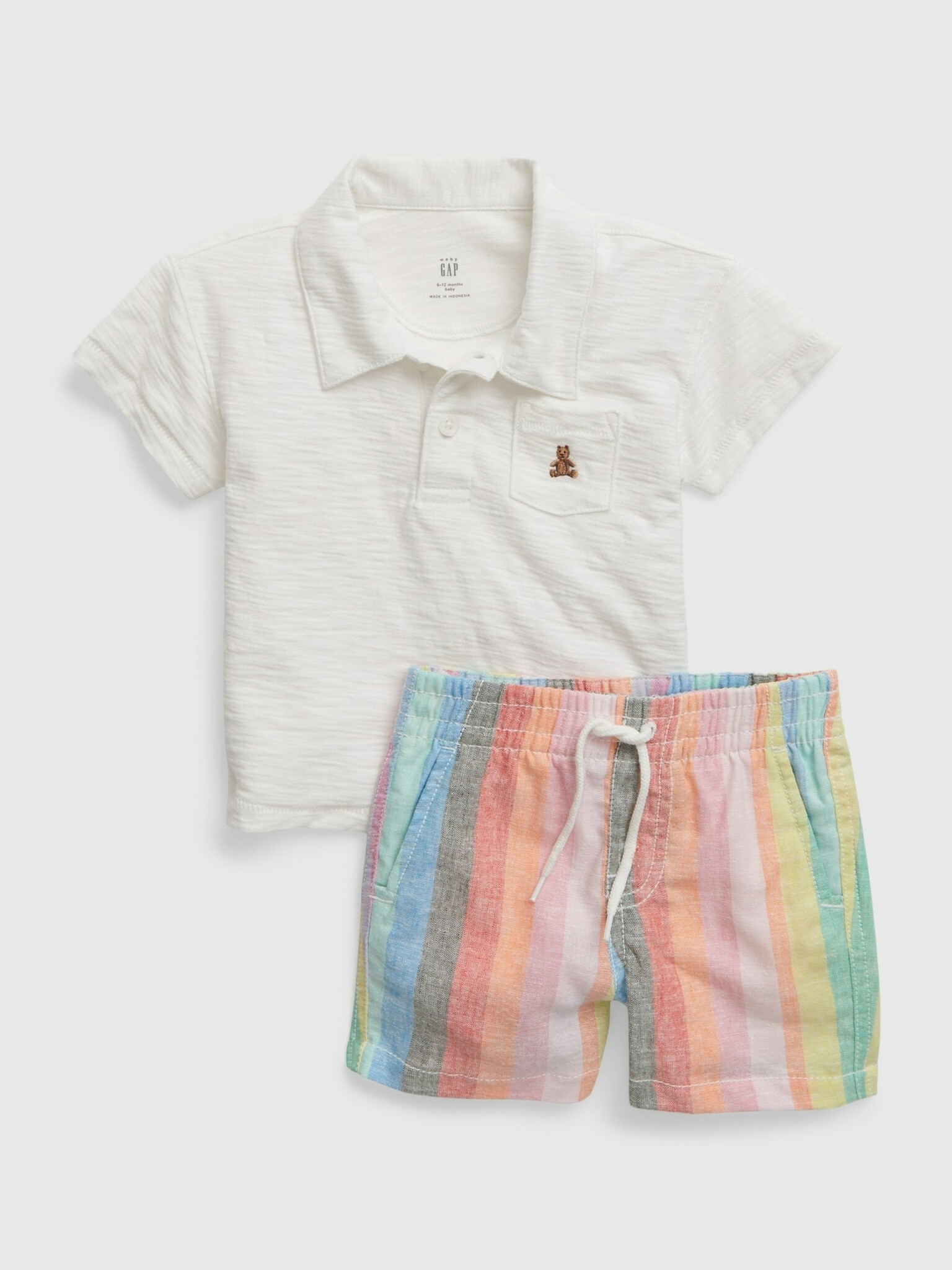 GAP Children's set White - Pepit.gr