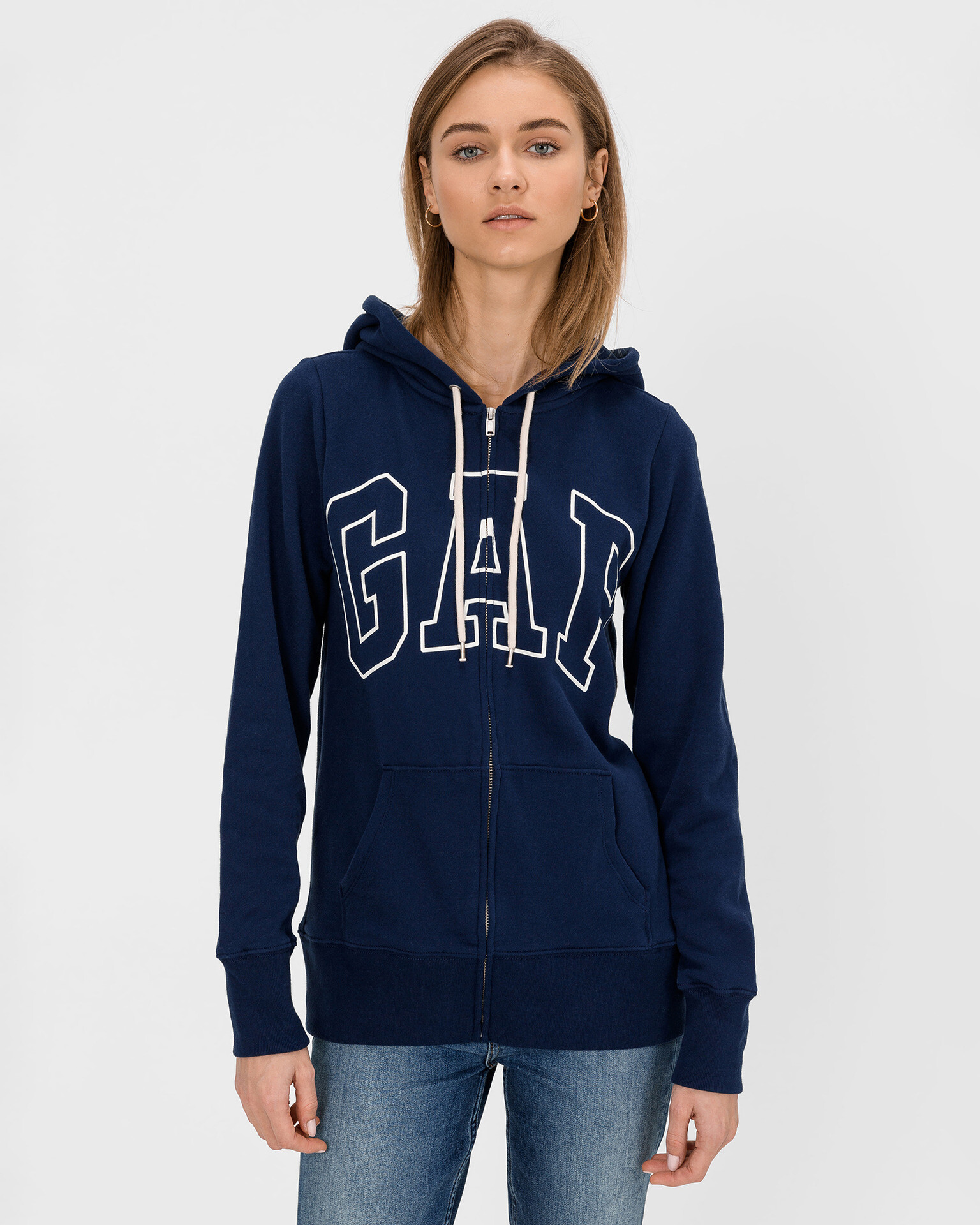 GAP Easy Logo Sweatshirt Blue - Pepit.gr