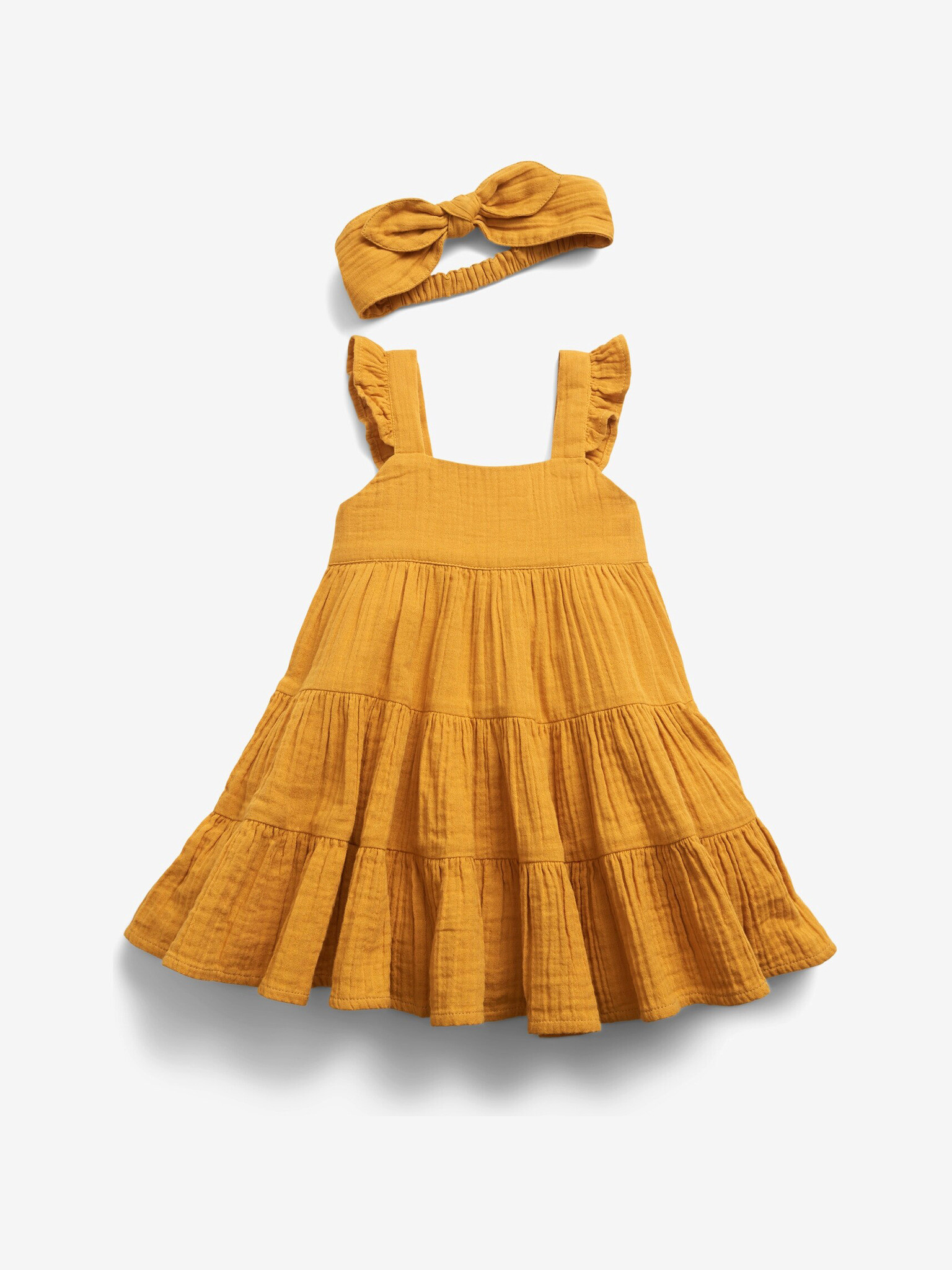 GAP EU July kids Dress Yellow - Pepit.gr