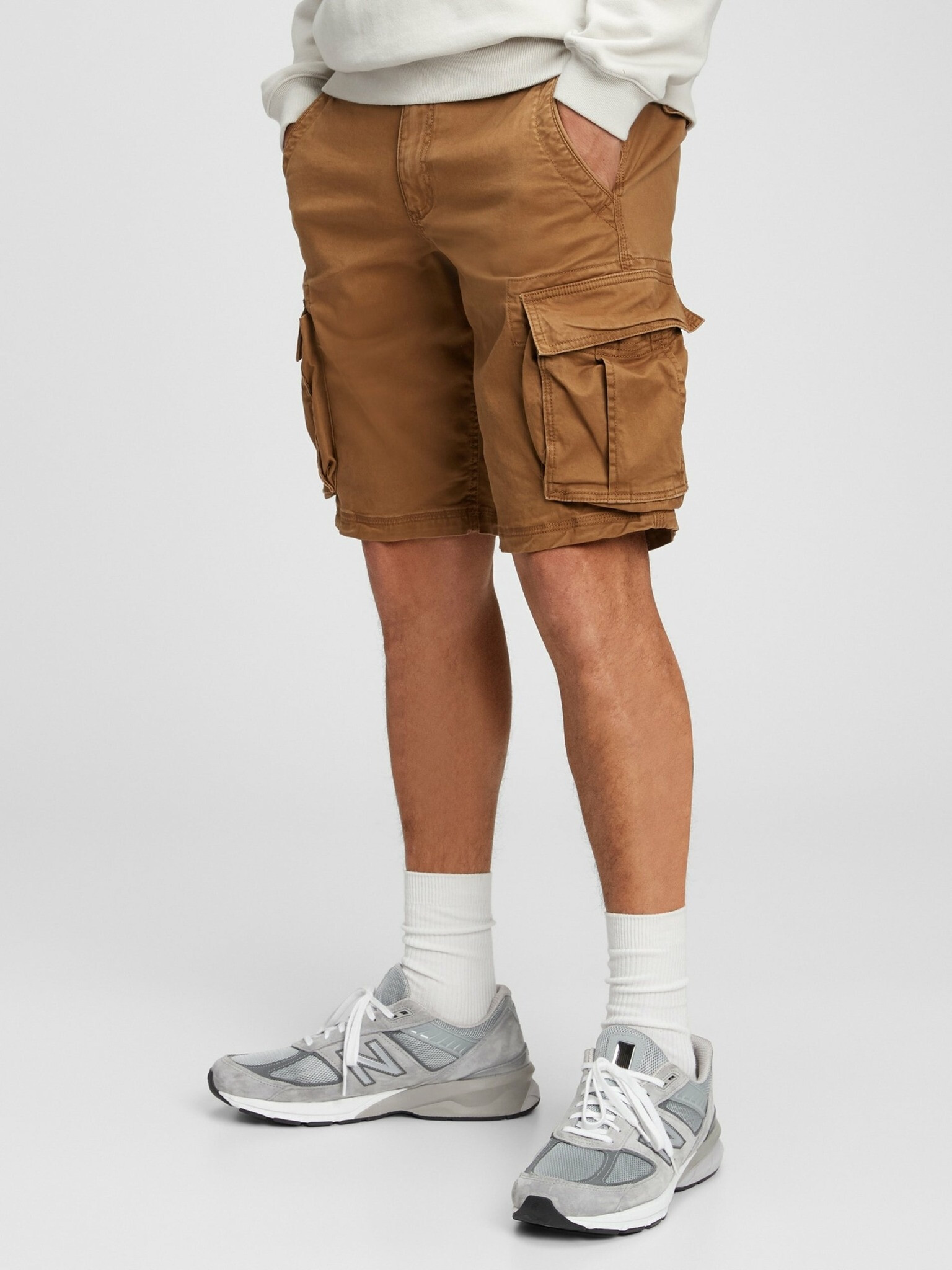 GAP Flex Short pants Brown - Pepit.gr