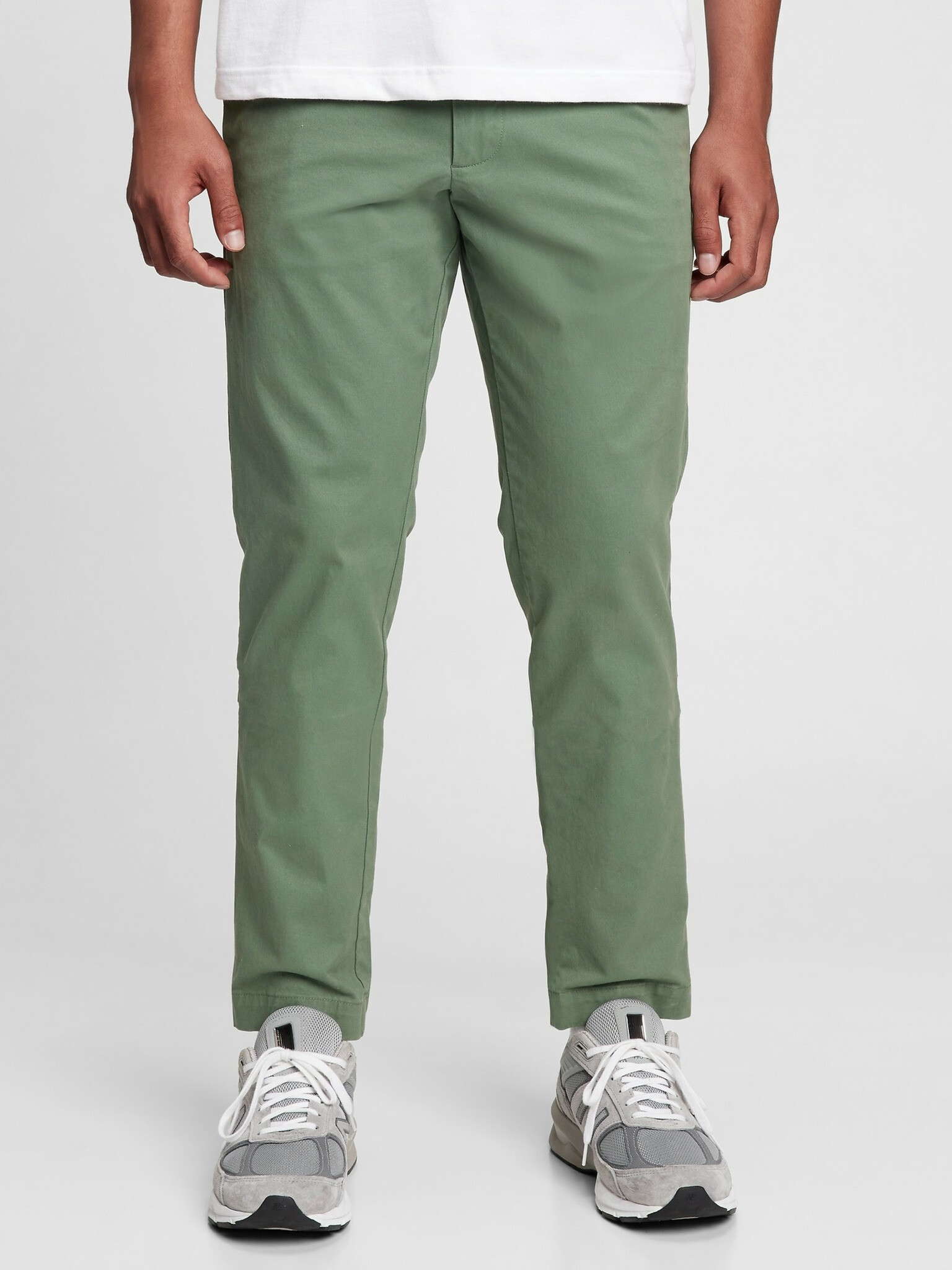 GAP Flex Trousers Green - Pepit.gr