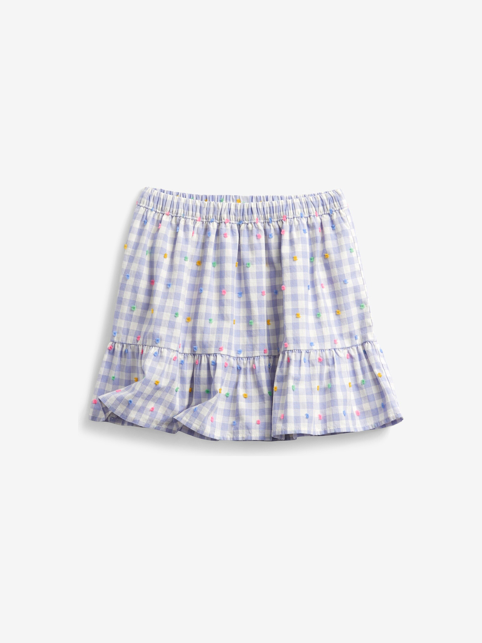 GAP Gingham Children's skirt Blue - Pepit.gr