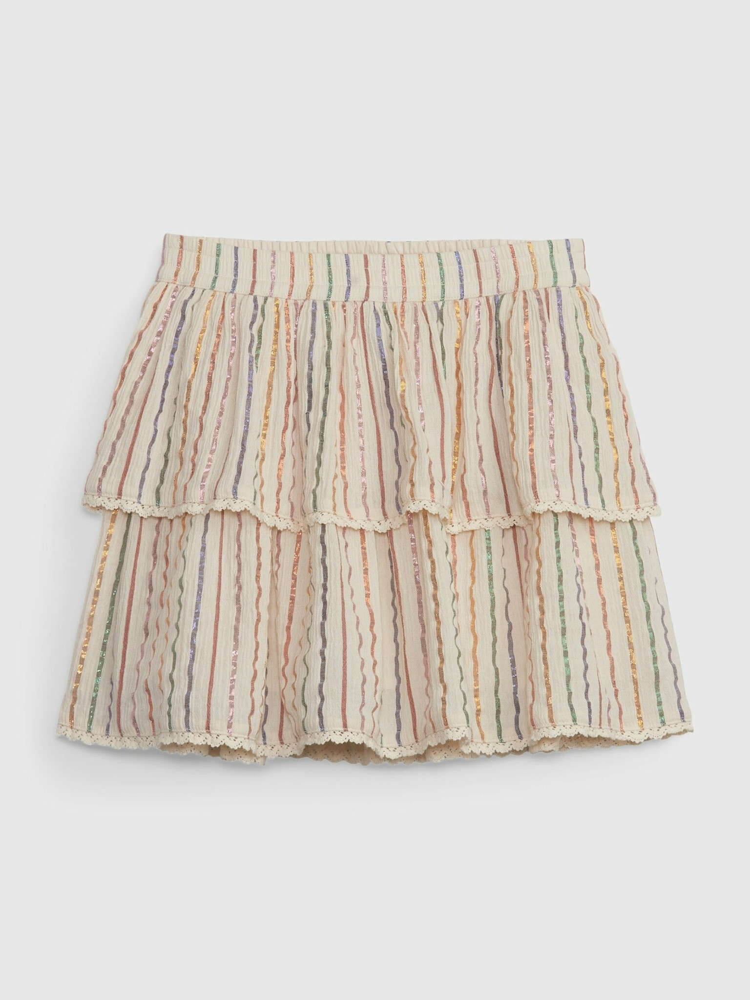 GAP Girl Skirt White - Pepit.gr