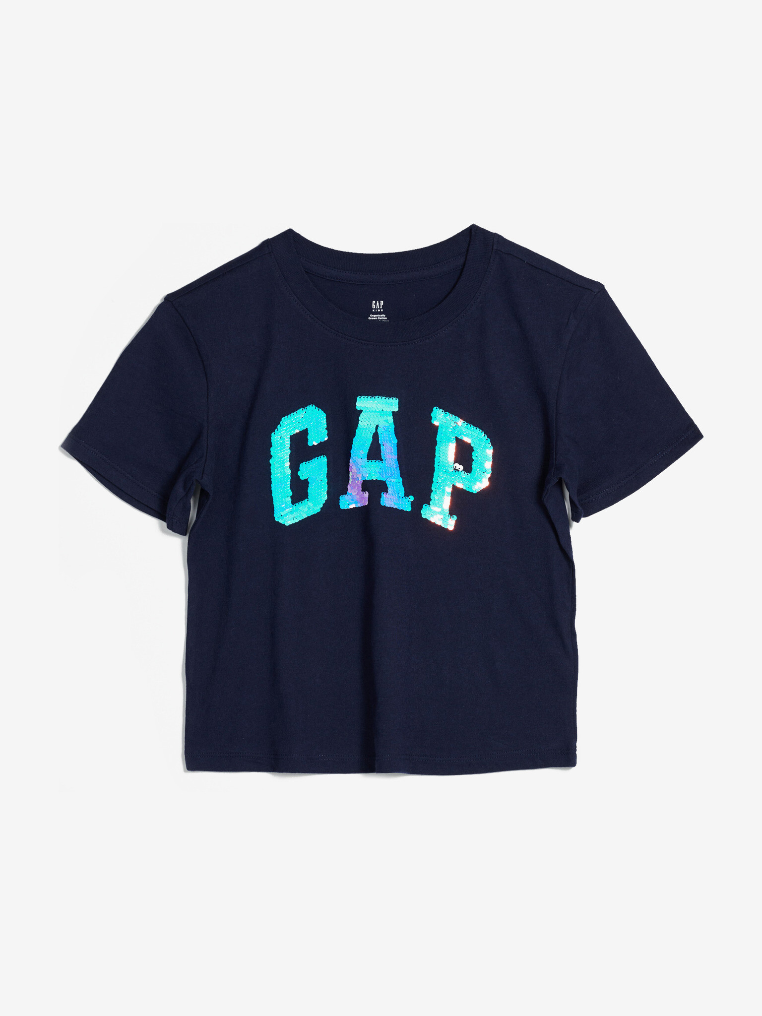 GAP Interactive Logo Kids T-shirt White - Pepit.gr