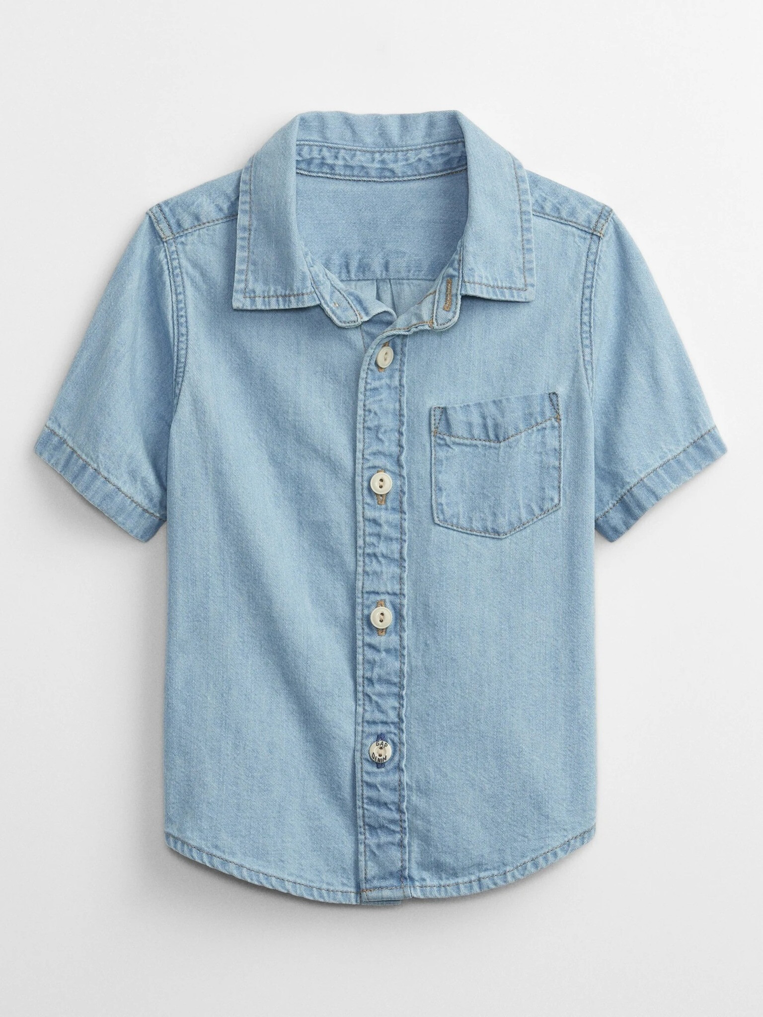 GAP Kids Shirt Blue - Pepit.gr